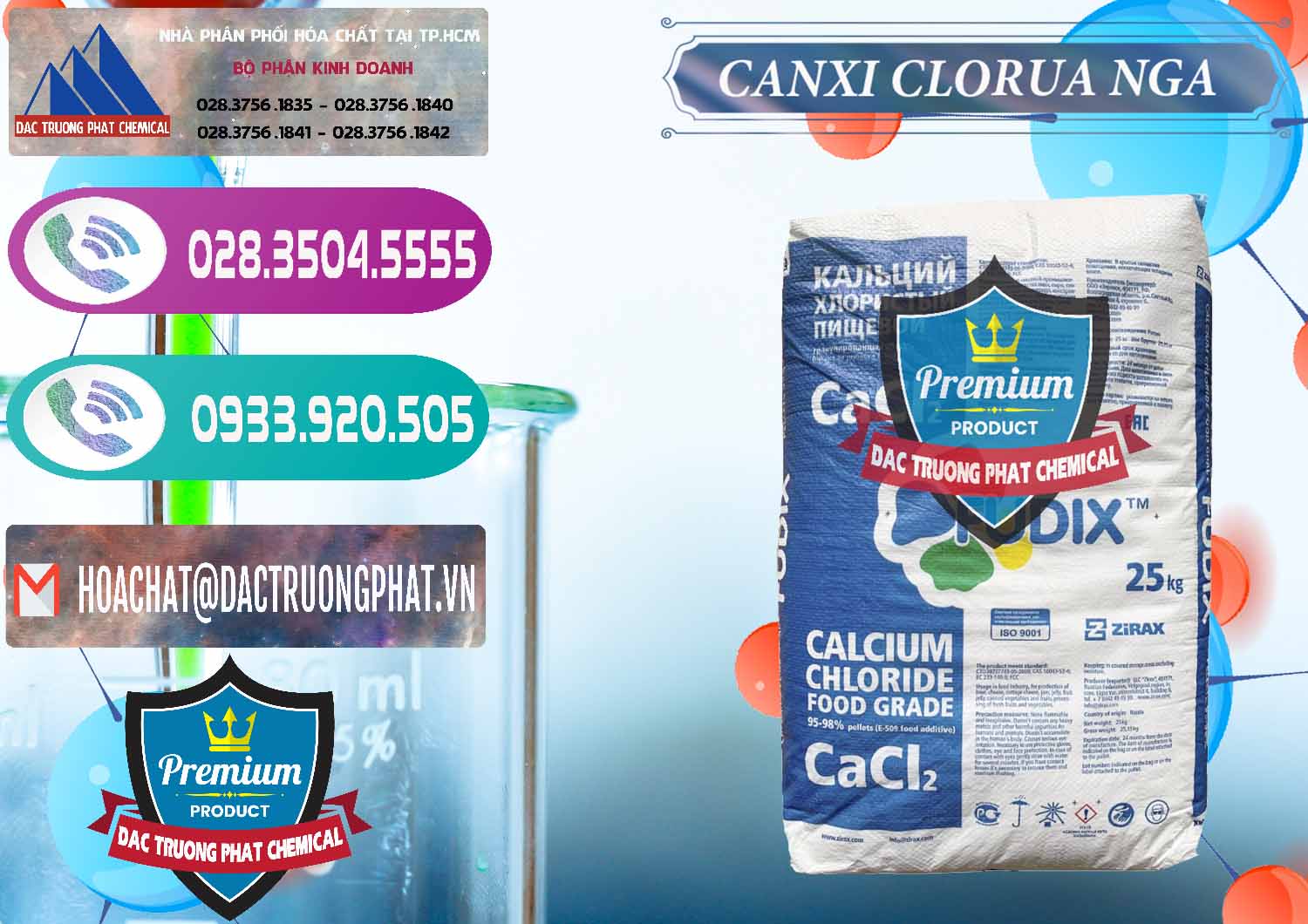 Nơi kinh doanh & bán CaCl2 – Canxi Clorua Nga Russia - 0430 - Nơi chuyên bán _ cung cấp hóa chất tại TP.HCM - hoachatxulynuoc.com