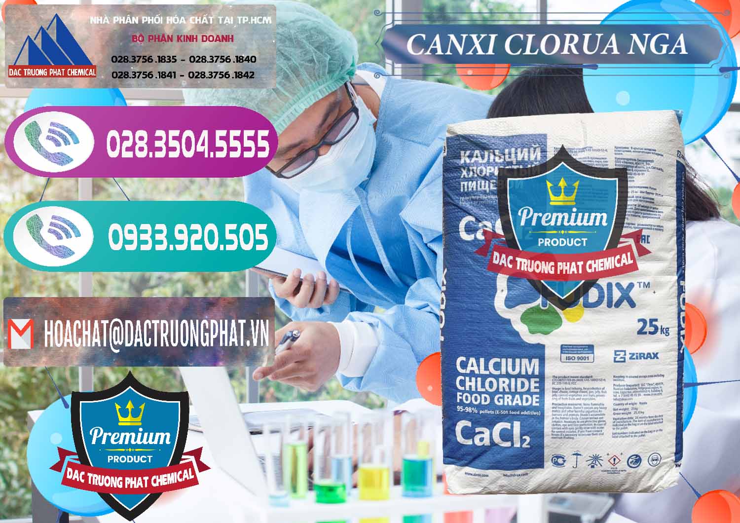 Nơi chuyên kinh doanh và bán CaCl2 – Canxi Clorua Nga Russia - 0430 - Đơn vị chuyên phân phối _ cung ứng hóa chất tại TP.HCM - hoachatxulynuoc.com
