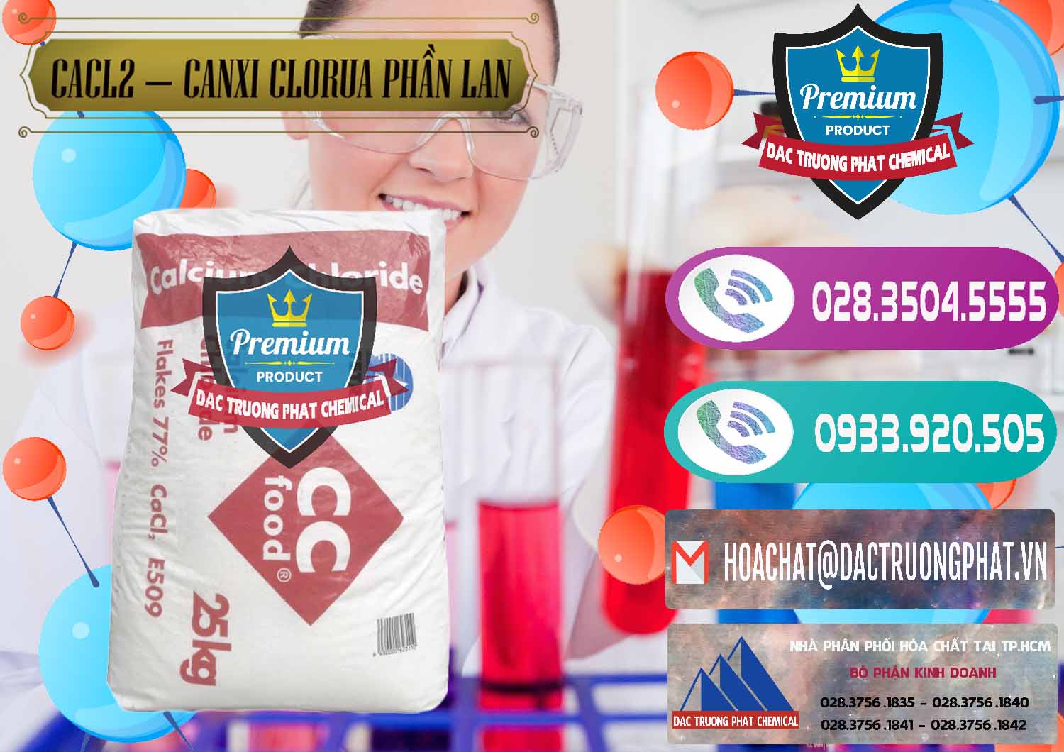 Cty chuyên bán - phân phối CaCl2 – Canxi Clorua Dạng Vảy 77% Tetra Phần Lan Finland - 0353 - Chuyên cung cấp và phân phối hóa chất tại TP.HCM - hoachatxulynuoc.com