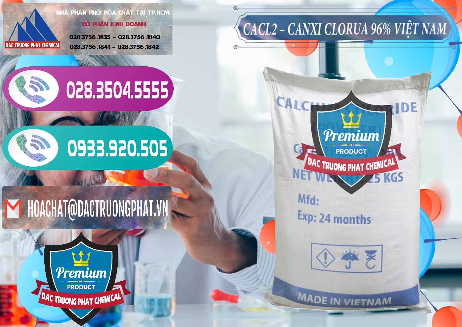 Đơn vị chuyên cung cấp - bán CaCl2 – Canxi Clorua 96% Việt Nam - 0236 - Cung ứng & bán hóa chất tại TP.HCM - hoachatxulynuoc.com