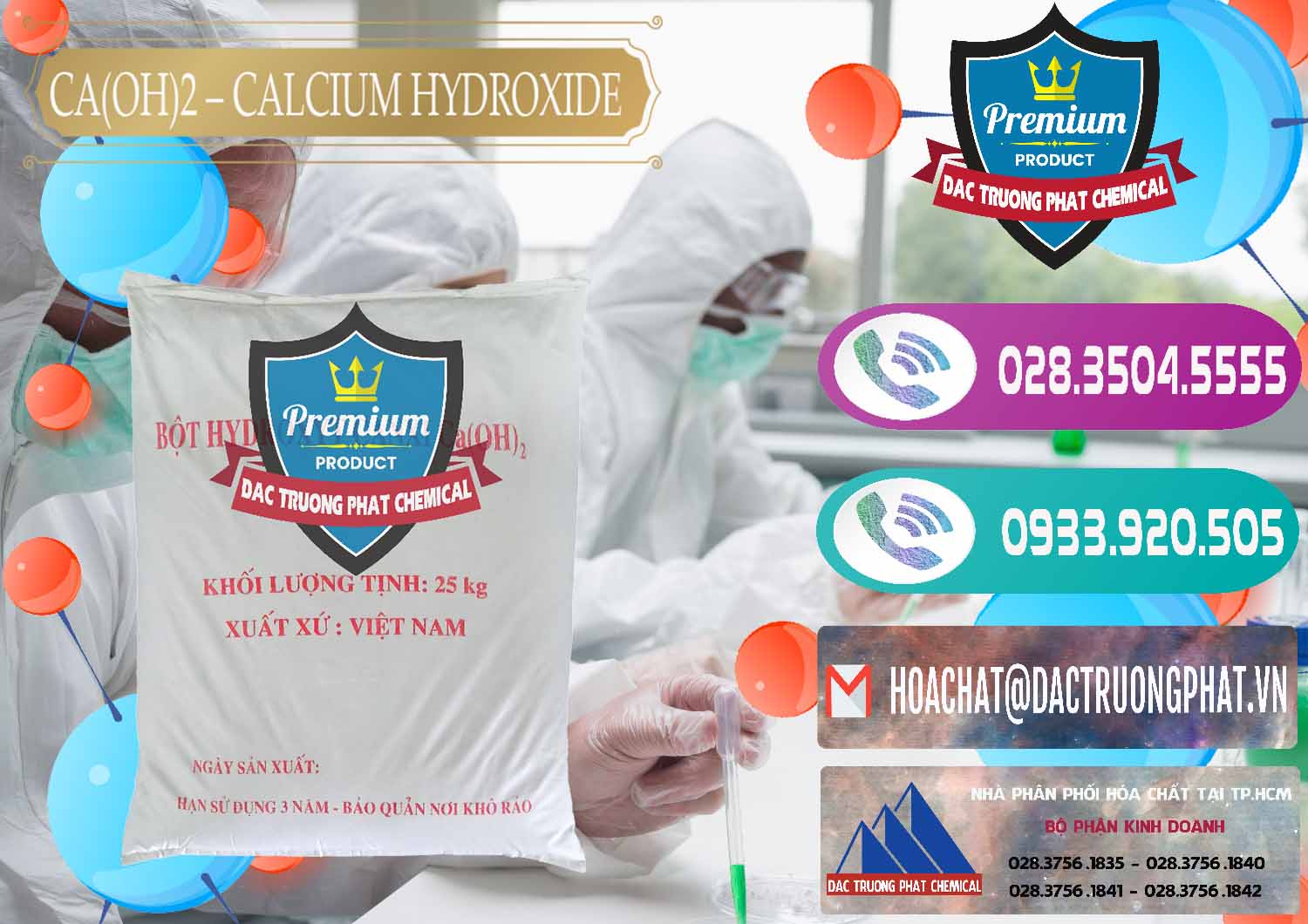 Cty cung cấp _ kinh doanh Ca(OH)2 - Calcium Hydroxide Việt Nam - 0186 - Đơn vị bán - cung cấp hóa chất tại TP.HCM - hoachatxulynuoc.com
