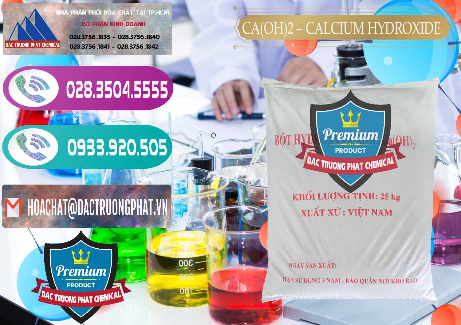 Công ty chuyên cung cấp ( kinh doanh ) Ca(OH)2 - Calcium Hydroxide Việt Nam - 0186 - Cty chuyên bán ( cung cấp ) hóa chất tại TP.HCM - hoachatxulynuoc.com