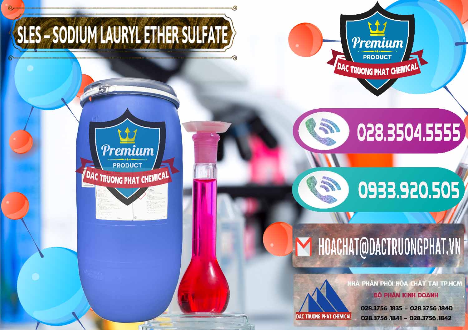 Đơn vị chuyên cung ứng và bán Chất Tạo Bọt Sles - Sodium Lauryl Ether Sulphate Kao Indonesia - 0046 - Đơn vị cung cấp & phân phối hóa chất tại TP.HCM - hoachatxulynuoc.com