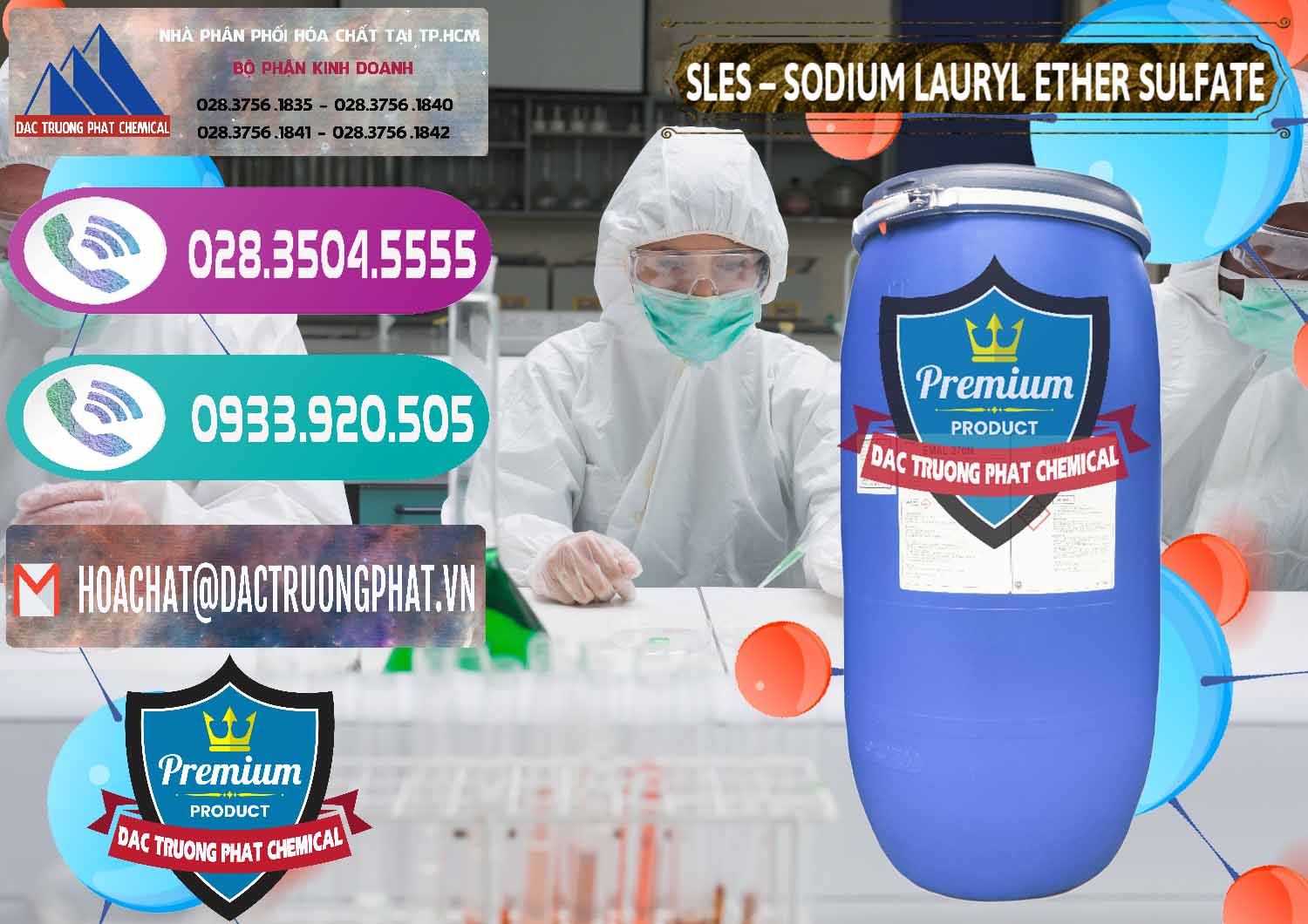 Bán _ phân phối Chất Tạo Bọt Sles - Sodium Lauryl Ether Sulphate Kao Indonesia - 0046 - Chuyên nhập khẩu & phân phối hóa chất tại TP.HCM - hoachatxulynuoc.com