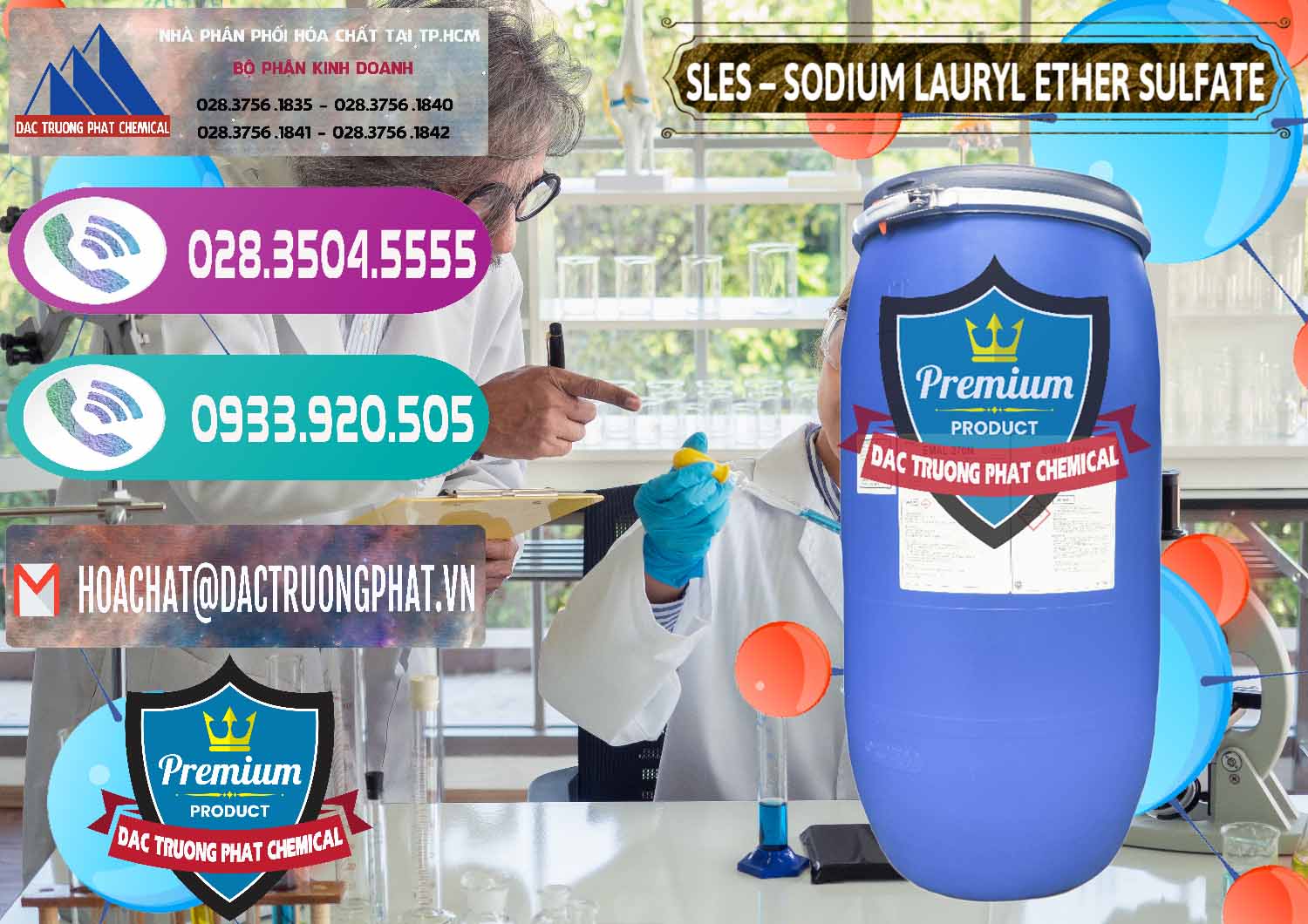 Nơi nhập khẩu và bán Chất Tạo Bọt Sles - Sodium Lauryl Ether Sulphate Kao Indonesia - 0046 - Đơn vị bán ( phân phối ) hóa chất tại TP.HCM - hoachatxulynuoc.com