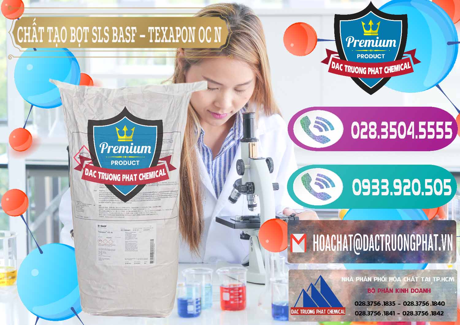 Cty bán & cung cấp Chất Tạo Bọt SLS - Sodium Lauryl Sulfate BASF Texapon OC N - 0049 - Đơn vị phân phối _ cung cấp hóa chất tại TP.HCM - hoachatxulynuoc.com