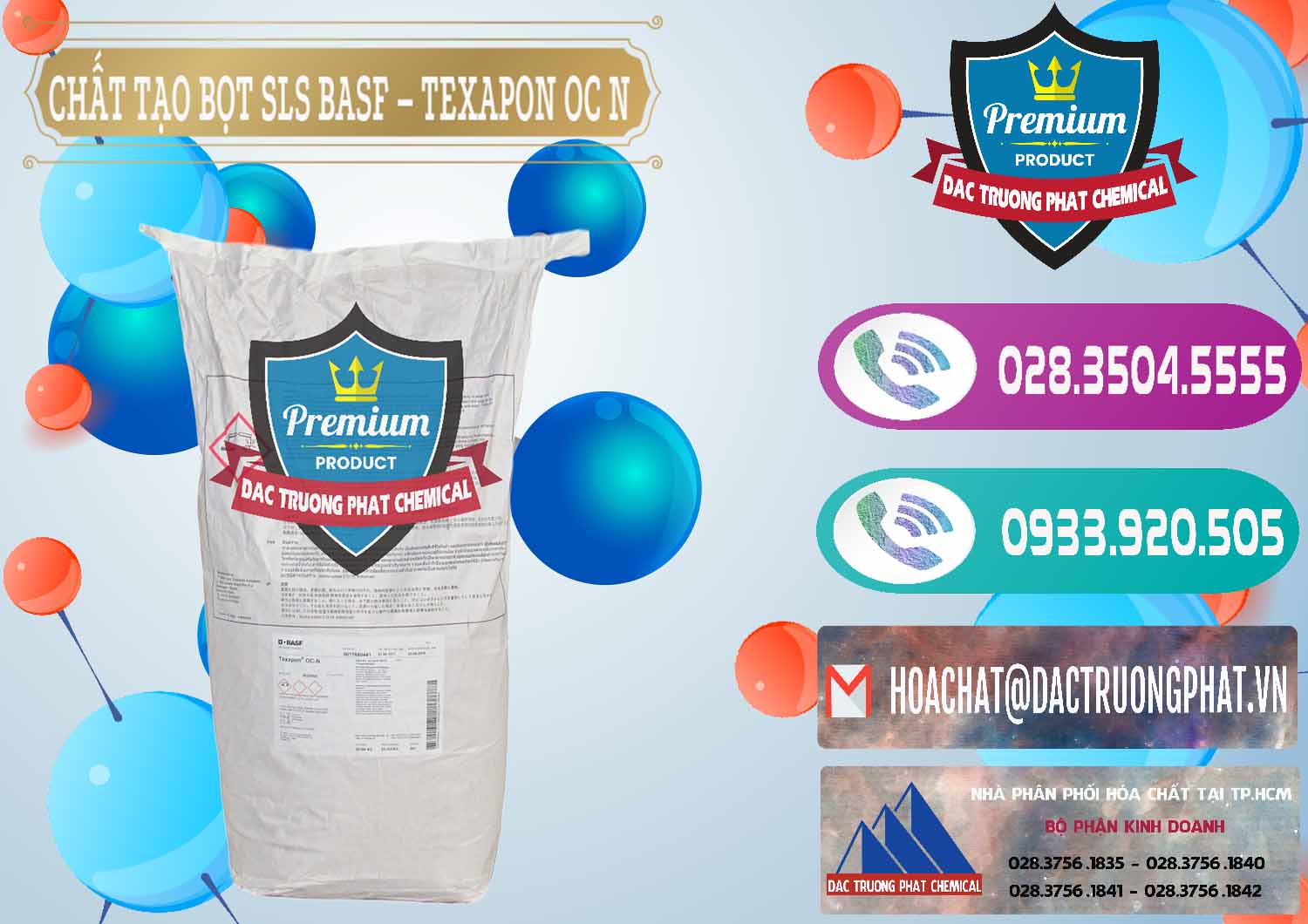 Công ty chuyên bán và cung cấp Chất Tạo Bọt SLS - Sodium Lauryl Sulfate BASF Texapon OC N - 0049 - Phân phối _ cung cấp hóa chất tại TP.HCM - hoachatxulynuoc.com