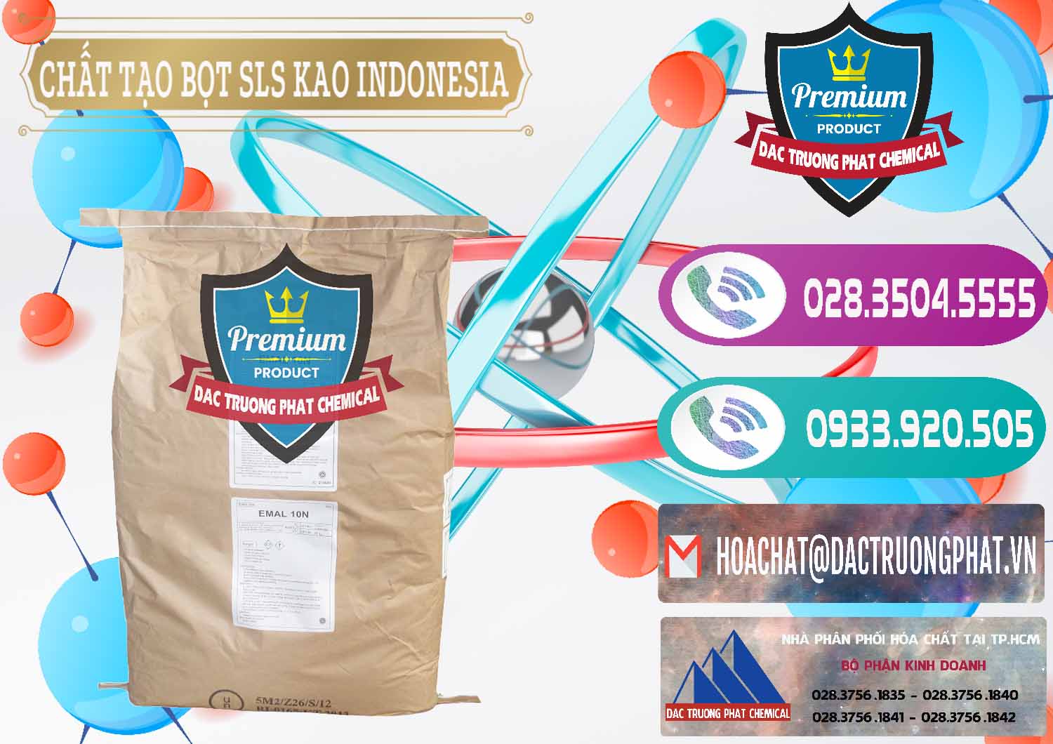 Đơn vị cung cấp _ bán Chất Tạo Bọt SLS - Sodium Lauryl Sulfate EMAL 10N KAO Indonesia - 0047 - Đơn vị bán & phân phối hóa chất tại TP.HCM - hoachatxulynuoc.com