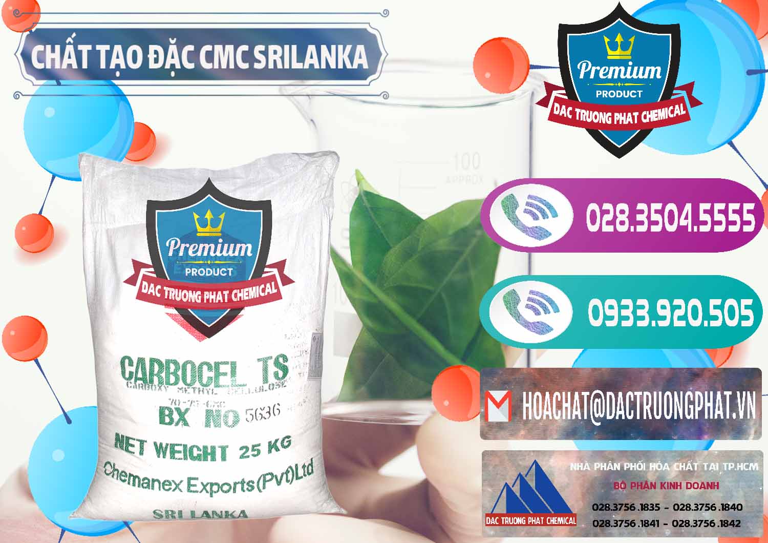 Cty nhập khẩu và bán Chất Tạo Đặc CMC - Carboxyl Methyl Cellulose Srilanka - 0045 - Đơn vị cung cấp ( nhập khẩu ) hóa chất tại TP.HCM - hoachatxulynuoc.com