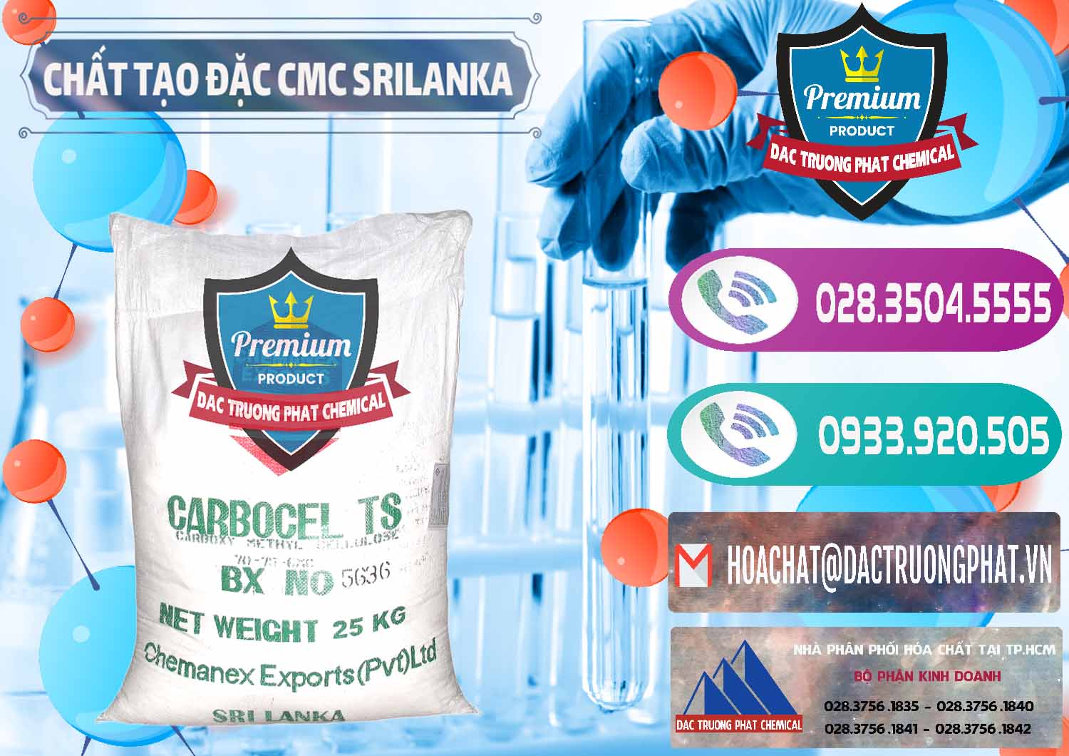 Chuyên kinh doanh ( bán ) Chất Tạo Đặc CMC - Carboxyl Methyl Cellulose Srilanka - 0045 - Cung cấp _ nhập khẩu hóa chất tại TP.HCM - hoachatxulynuoc.com
