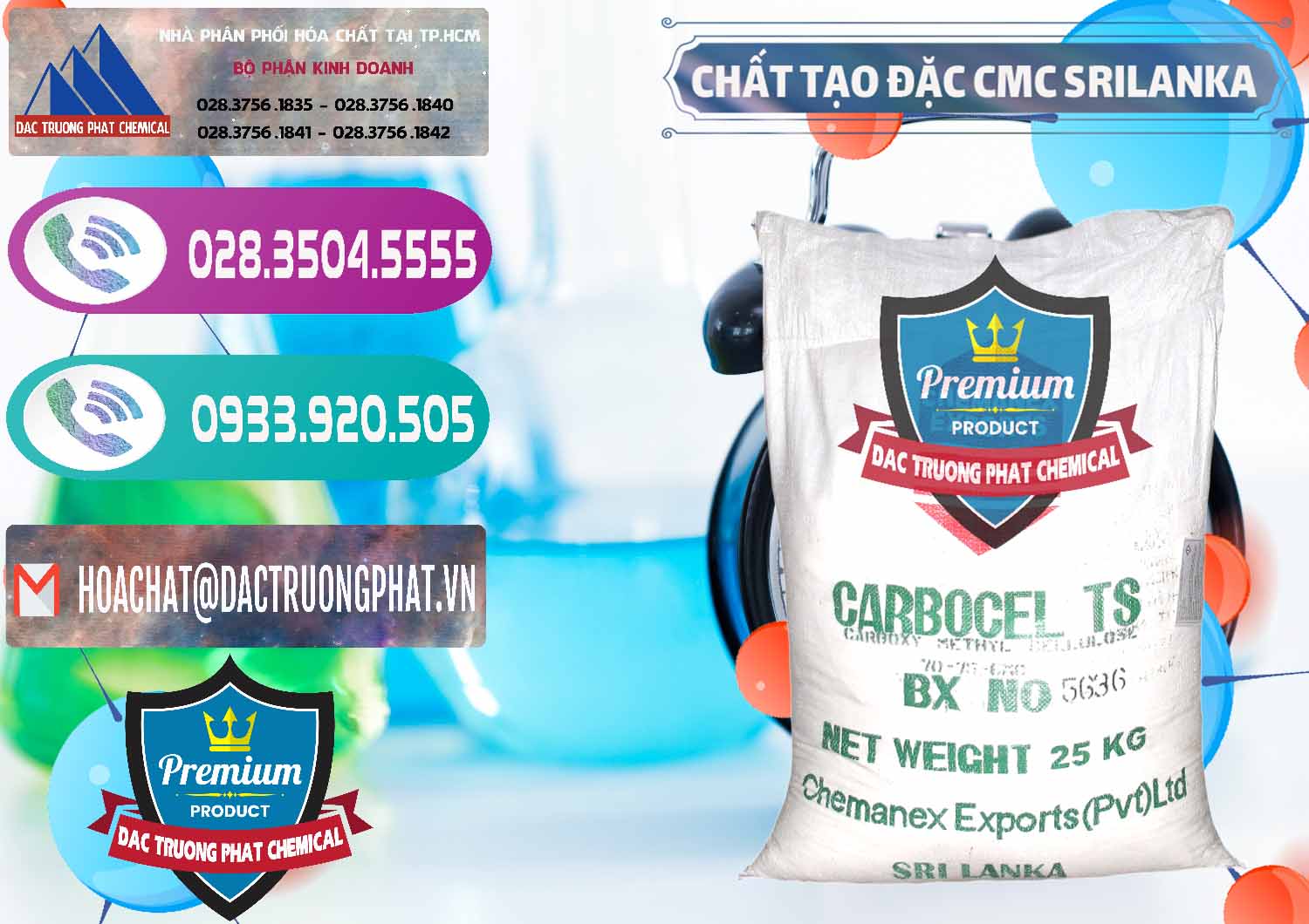 Công ty chuyên cung ứng & bán Chất Tạo Đặc CMC - Carboxyl Methyl Cellulose Srilanka - 0045 - Công ty chuyên kinh doanh và phân phối hóa chất tại TP.HCM - hoachatxulynuoc.com