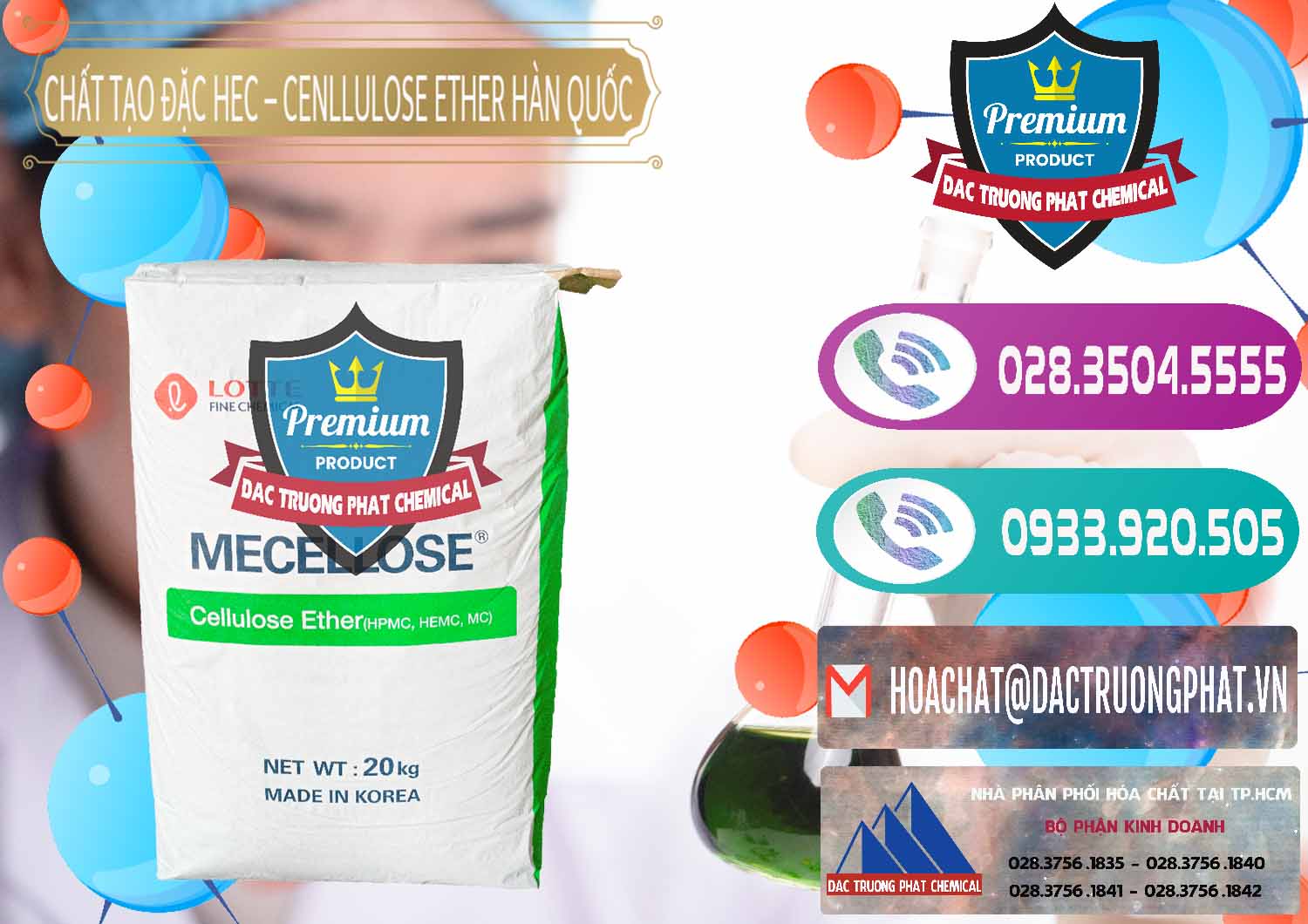 Chuyên bán và cung cấp Chất Tạo Đặc Hec Mecellose – Cenllulose Ether Lotte Hàn Quốc Korea - 0050 - Nơi bán _ phân phối hóa chất tại TP.HCM - hoachatxulynuoc.com
