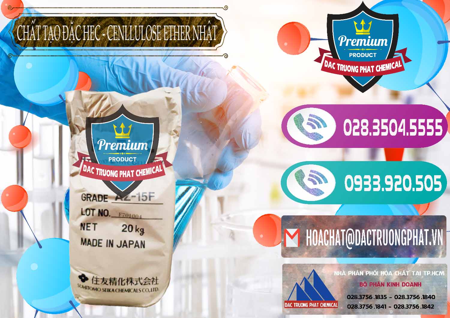 Chuyên nhập khẩu và bán Chất Tạo Đặc Hec Mecellose – Cenllulose Ether Nhật Bản Japan - 0367 - Đơn vị chuyên cung ứng & phân phối hóa chất tại TP.HCM - hoachatxulynuoc.com