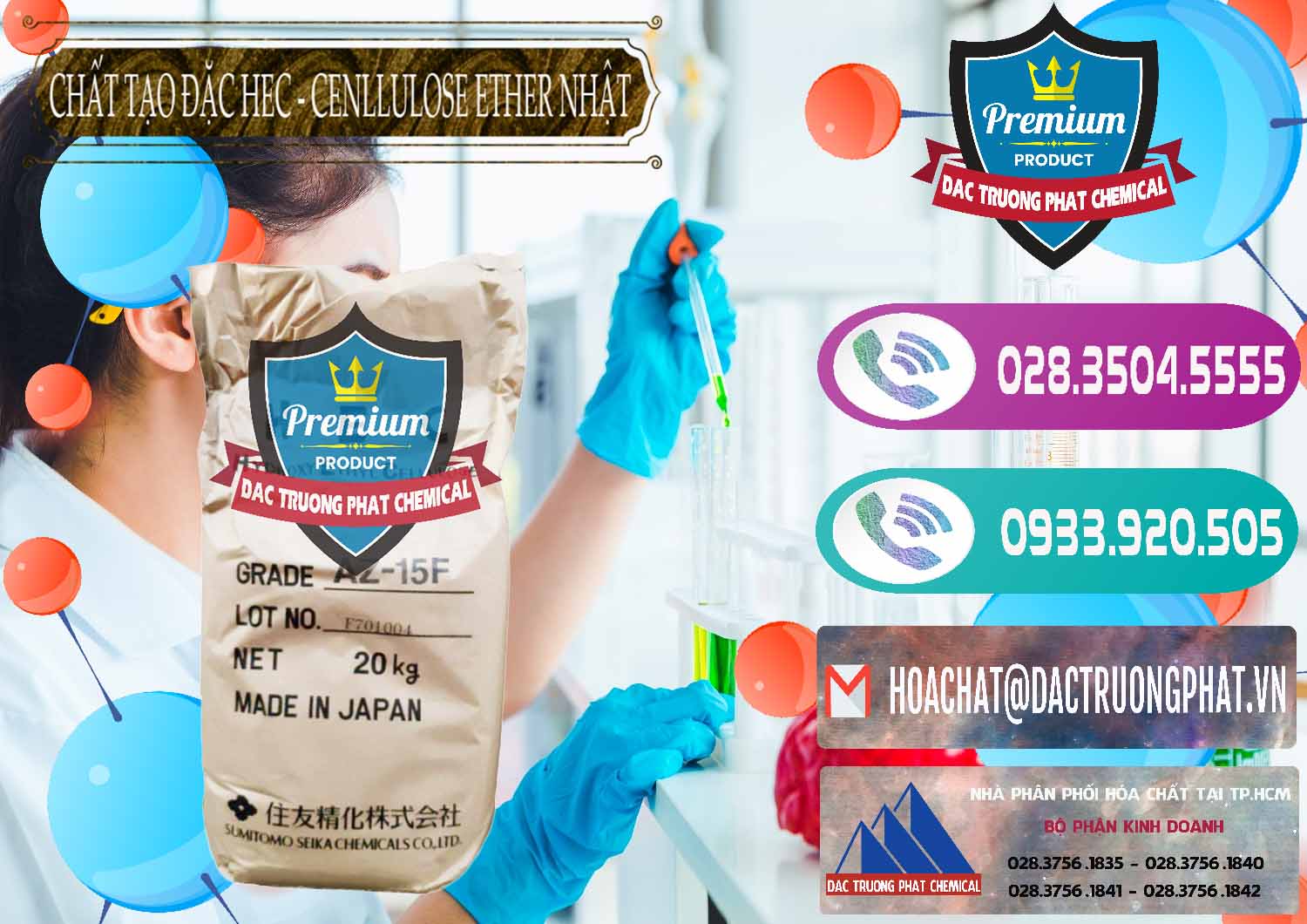 Nơi phân phối - bán Chất Tạo Đặc Hec Mecellose – Cenllulose Ether Nhật Bản Japan - 0367 - Cty chuyên bán & cung cấp hóa chất tại TP.HCM - hoachatxulynuoc.com