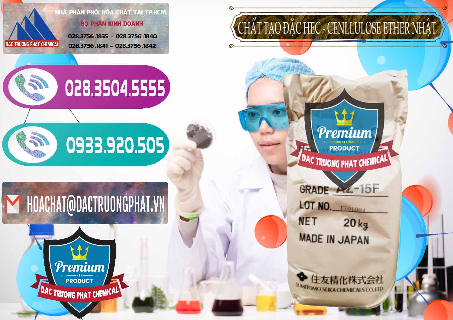 Nơi bán - phân phối Chất Tạo Đặc Hec Mecellose – Cenllulose Ether Nhật Bản Japan - 0367 - Công ty phân phối - cung cấp hóa chất tại TP.HCM - hoachatxulynuoc.com