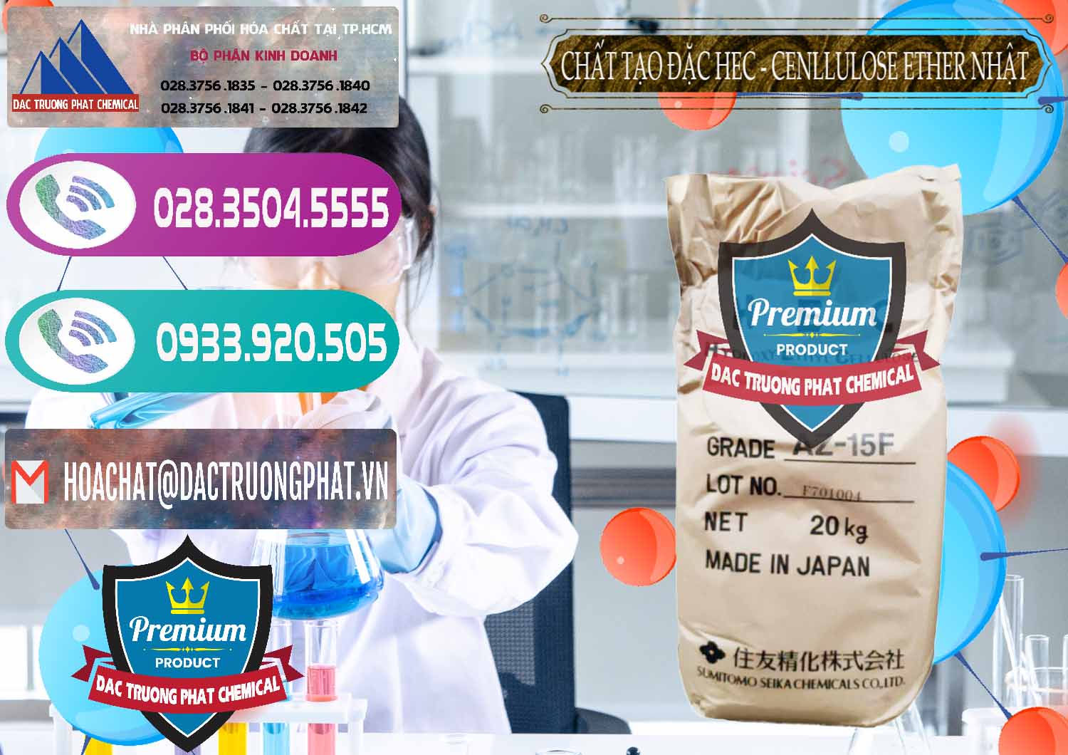 Nơi chuyên bán ( cung ứng ) Chất Tạo Đặc Hec Mecellose – Cenllulose Ether Nhật Bản Japan - 0367 - Công ty kinh doanh ( phân phối ) hóa chất tại TP.HCM - hoachatxulynuoc.com