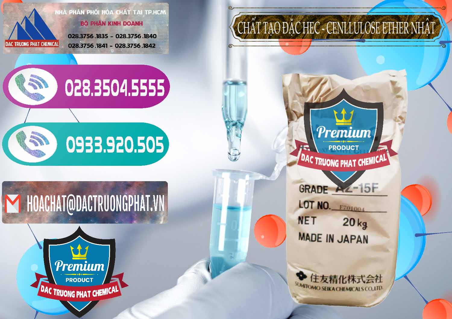 Chuyên cung cấp ( bán ) Chất Tạo Đặc Hec Mecellose – Cenllulose Ether Nhật Bản Japan - 0367 - Đơn vị cung cấp _ nhập khẩu hóa chất tại TP.HCM - hoachatxulynuoc.com