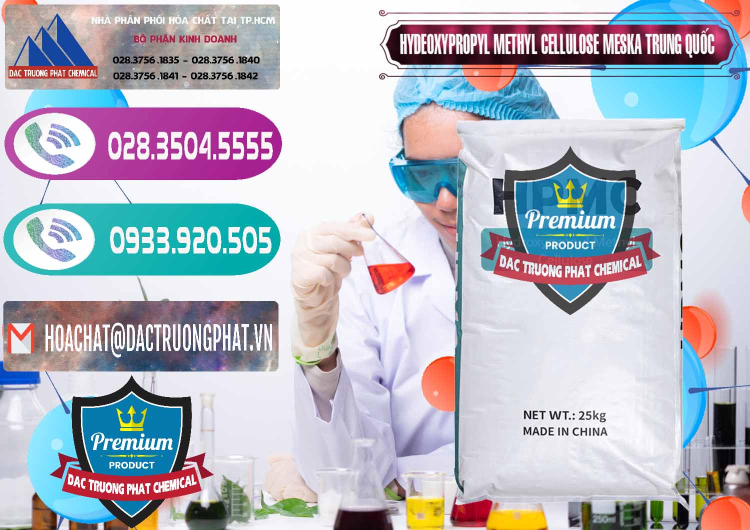 Công ty chuyên nhập khẩu - bán Chất Tạo Đặc HPMC - Hydroxypropyl Methyl Cellulose Trung Quốc China - 0395 - Chuyên bán - phân phối hóa chất tại TP.HCM - hoachatxulynuoc.com