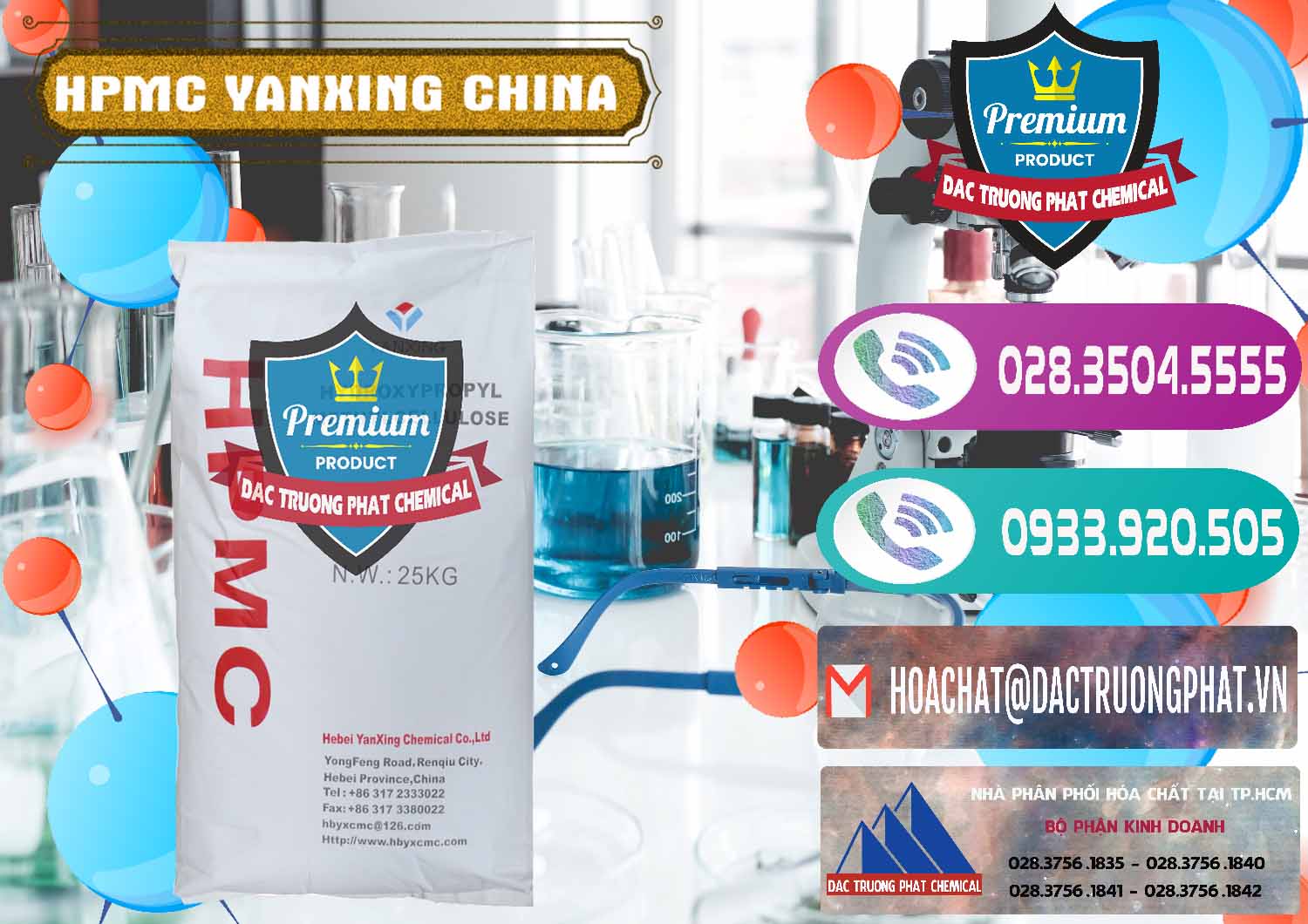 Cty cung ứng - bán Chất Tạo Đặc HPMC - Hydroxypropyl Methyl Cellulose Yanxing Trung Quốc China - 0483 - Công ty phân phối _ cung cấp hóa chất tại TP.HCM - hoachatxulynuoc.com