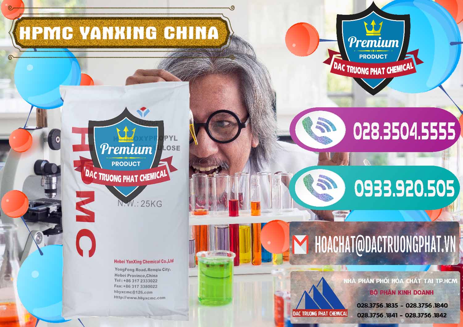 Công ty bán - cung cấp Chất Tạo Đặc HPMC - Hydroxypropyl Methyl Cellulose Yanxing Trung Quốc China - 0483 - Nơi phân phối - cung cấp hóa chất tại TP.HCM - hoachatxulynuoc.com