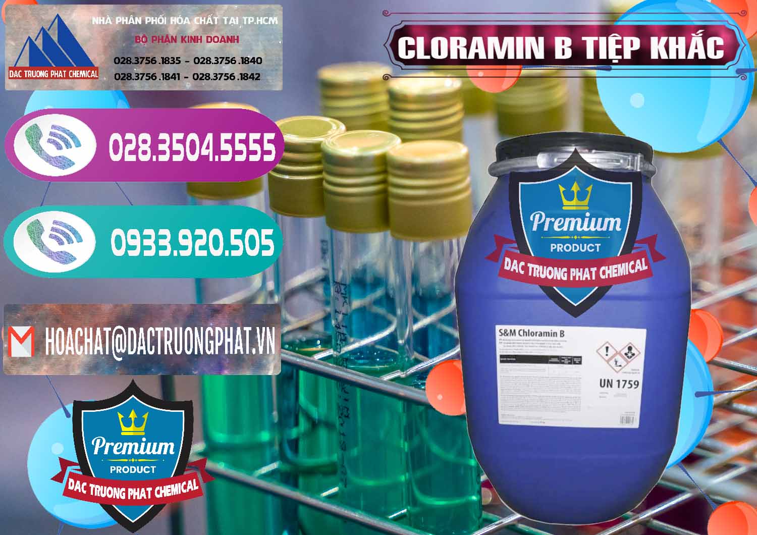 Chuyên bán - cung cấp Cloramin B Cộng Hòa Séc Tiệp Khắc Czech Republic - 0299 - Nơi chuyên phân phối - kinh doanh hóa chất tại TP.HCM - hoachatxulynuoc.com