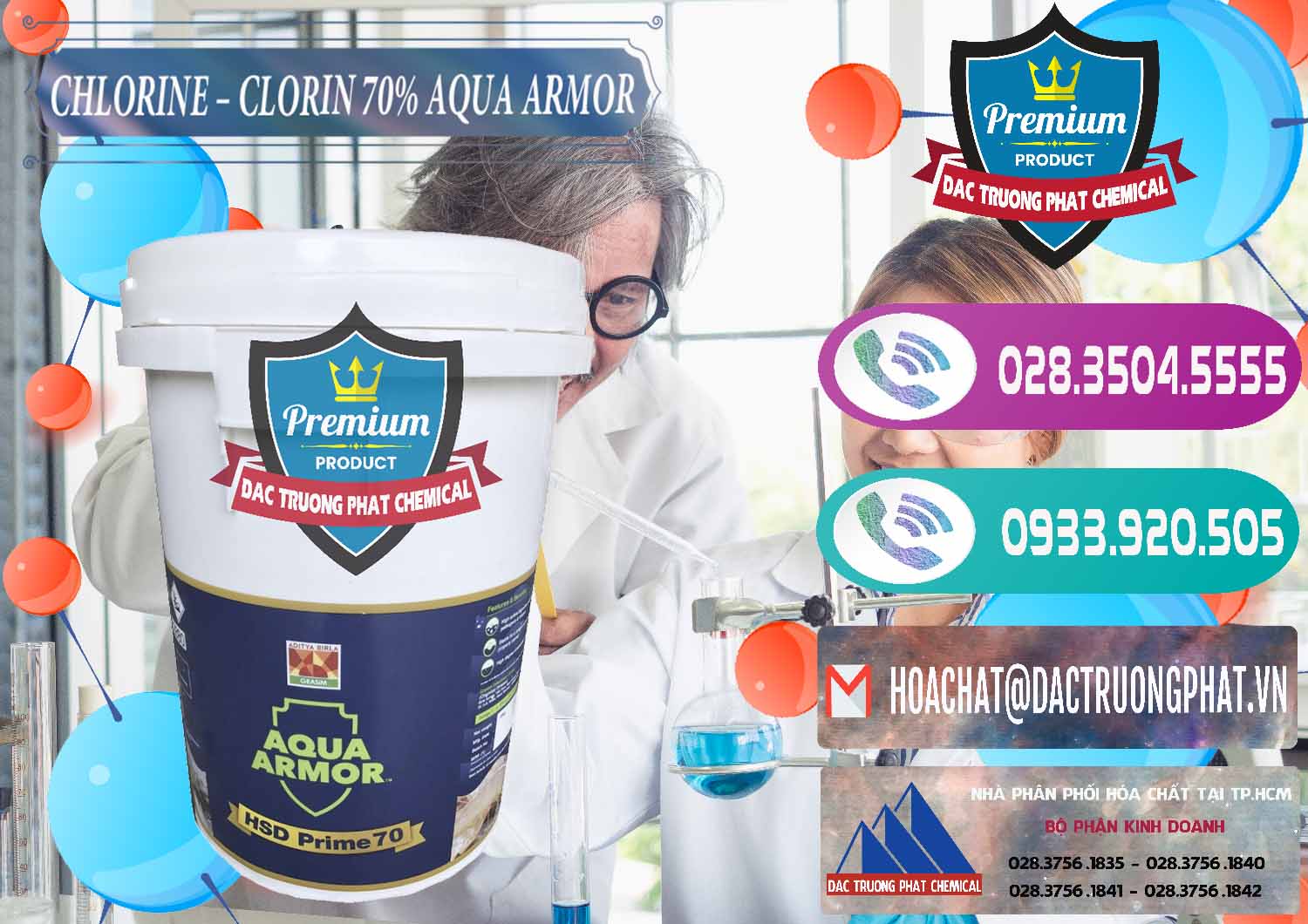 Đơn vị chuyên phân phối & bán Chlorine – Clorin 70% Aqua Armor Aditya Birla Grasim Ấn Độ India - 0241 - Nơi chuyên phân phối _ cung ứng hóa chất tại TP.HCM - hoachatxulynuoc.com