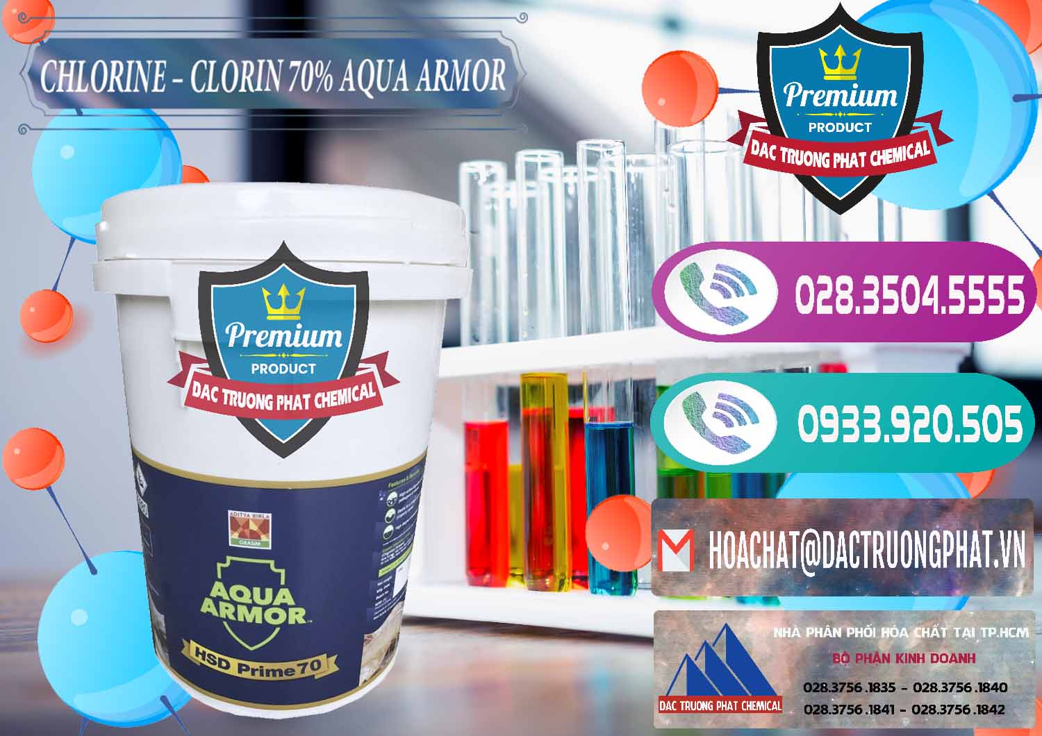 Công ty bán - cung cấp Chlorine – Clorin 70% Aqua Armor Aditya Birla Grasim Ấn Độ India - 0241 - Cty nhập khẩu ( cung cấp ) hóa chất tại TP.HCM - hoachatxulynuoc.com