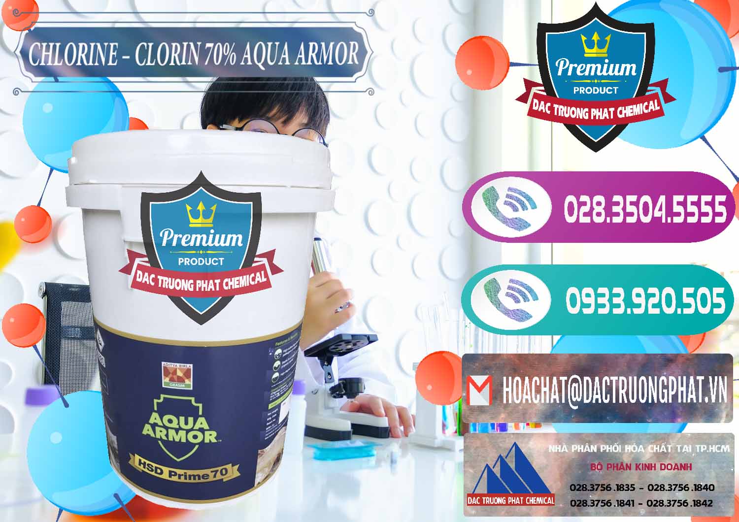 Công ty kinh doanh & bán Chlorine – Clorin 70% Aqua Armor Aditya Birla Grasim Ấn Độ India - 0241 - Chuyên cung cấp ( kinh doanh ) hóa chất tại TP.HCM - hoachatxulynuoc.com