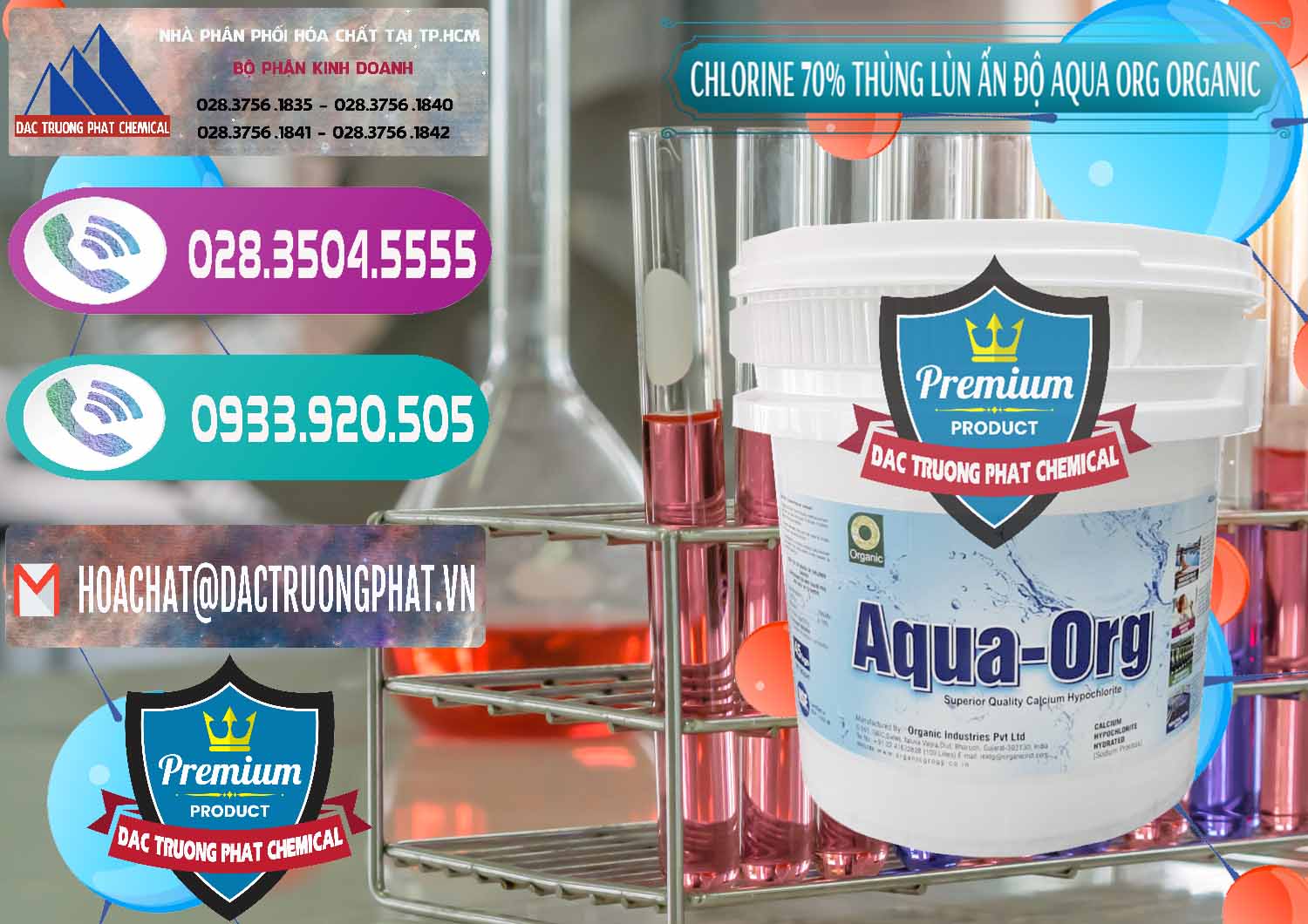Chuyên phân phối & bán Chlorine – Clorin 70% Thùng Lùn Ấn Độ Aqua ORG Organic India - 0212 - Công ty cung cấp ( phân phối ) hóa chất tại TP.HCM - hoachatxulynuoc.com