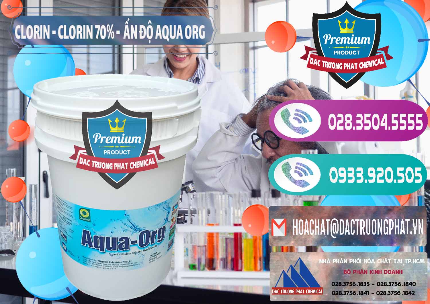 Công ty bán ( cung cấp ) Chlorine – Clorin Ấn Độ Aqua ORG Organic India - 0051 - Nơi chuyên bán - cung cấp hóa chất tại TP.HCM - hoachatxulynuoc.com