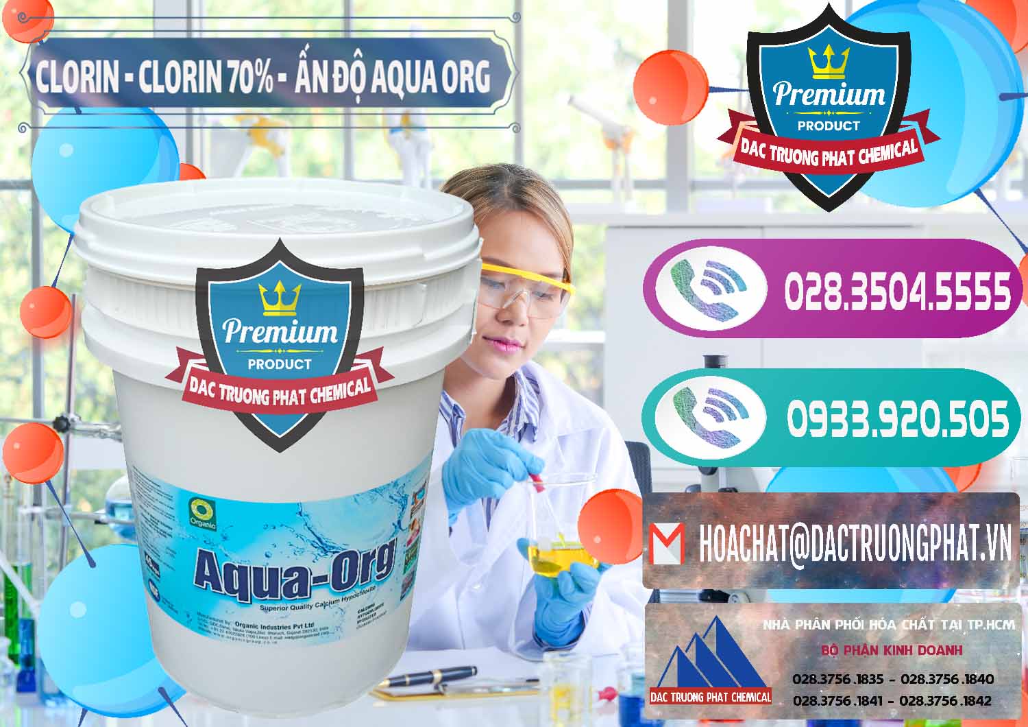 Công ty chuyên cung cấp - bán Chlorine – Clorin Ấn Độ Aqua ORG Organic India - 0051 - Nơi cung cấp _ phân phối hóa chất tại TP.HCM - hoachatxulynuoc.com