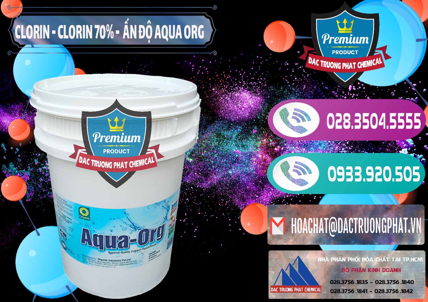 Nơi chuyên nhập khẩu - bán Chlorine – Clorin Ấn Độ Aqua ORG Organic India - 0051 - Chuyên cung cấp ( phân phối ) hóa chất tại TP.HCM - hoachatxulynuoc.com