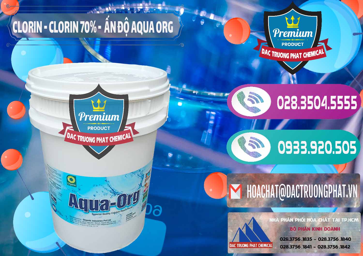 Đơn vị chuyên bán & phân phối Chlorine – Clorin Ấn Độ Aqua ORG Organic India - 0051 - Đơn vị cung cấp - bán hóa chất tại TP.HCM - hoachatxulynuoc.com