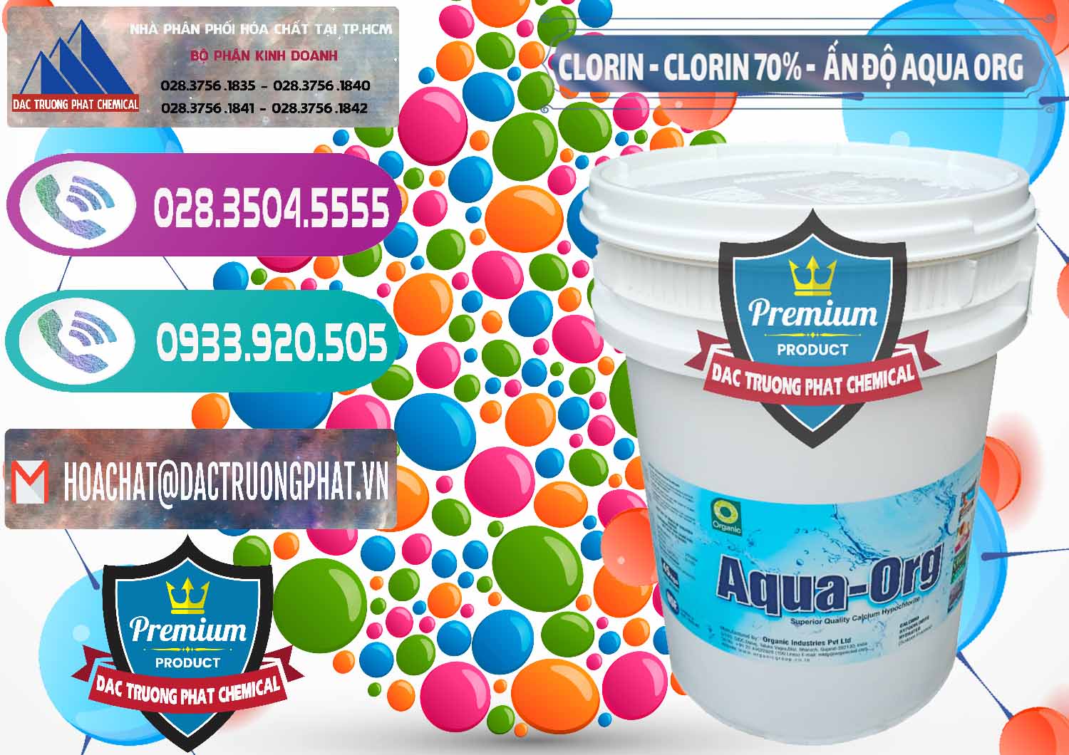 Bán & cung ứng Chlorine – Clorin Ấn Độ Aqua ORG Organic India - 0051 - Công ty cung cấp & bán hóa chất tại TP.HCM - hoachatxulynuoc.com