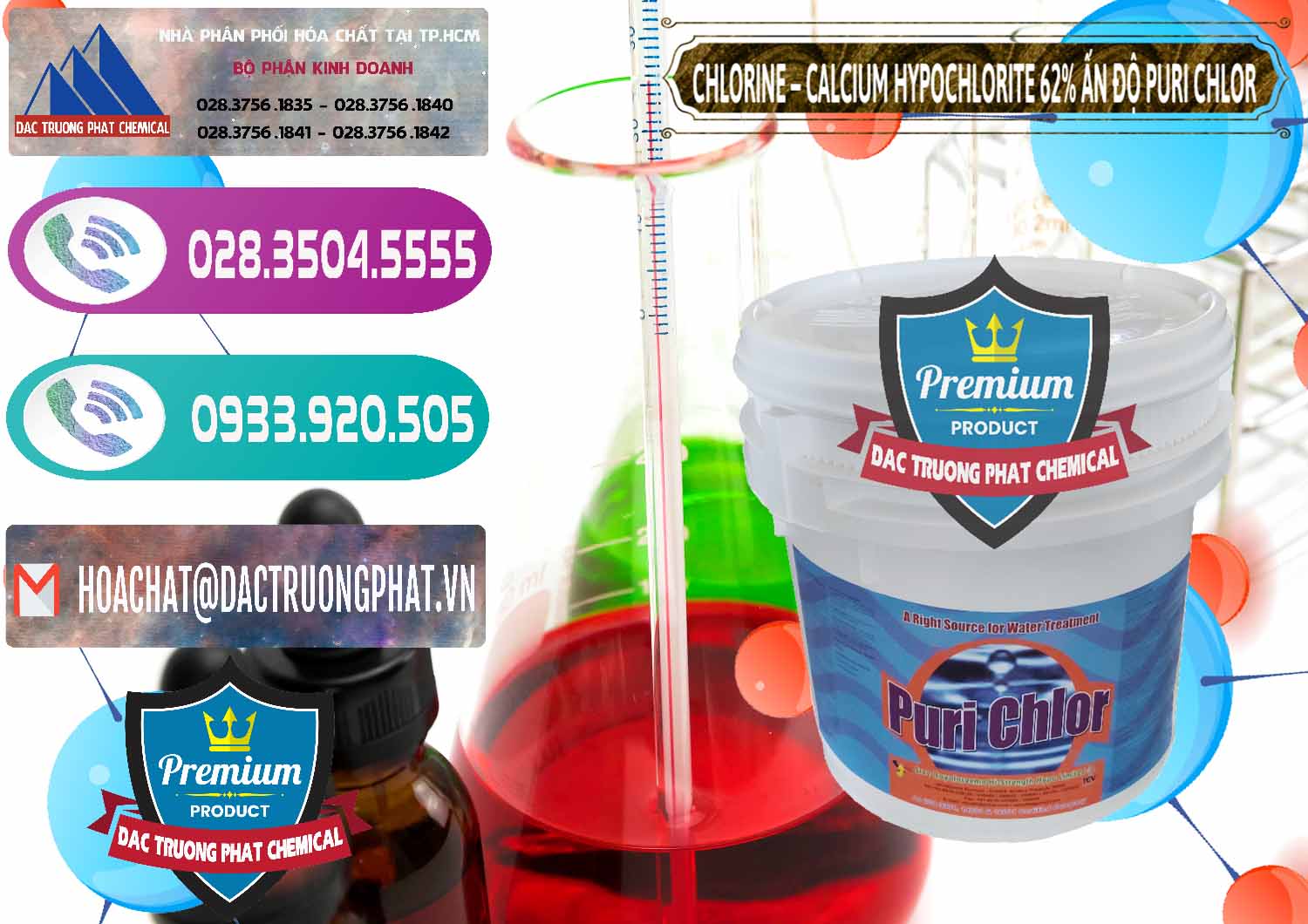Nơi chuyên bán và cung cấp Chlorine – Clorin 62% Puri Chlo Ấn Độ India - 0052 - Công ty cung cấp _ nhập khẩu hóa chất tại TP.HCM - hoachatxulynuoc.com