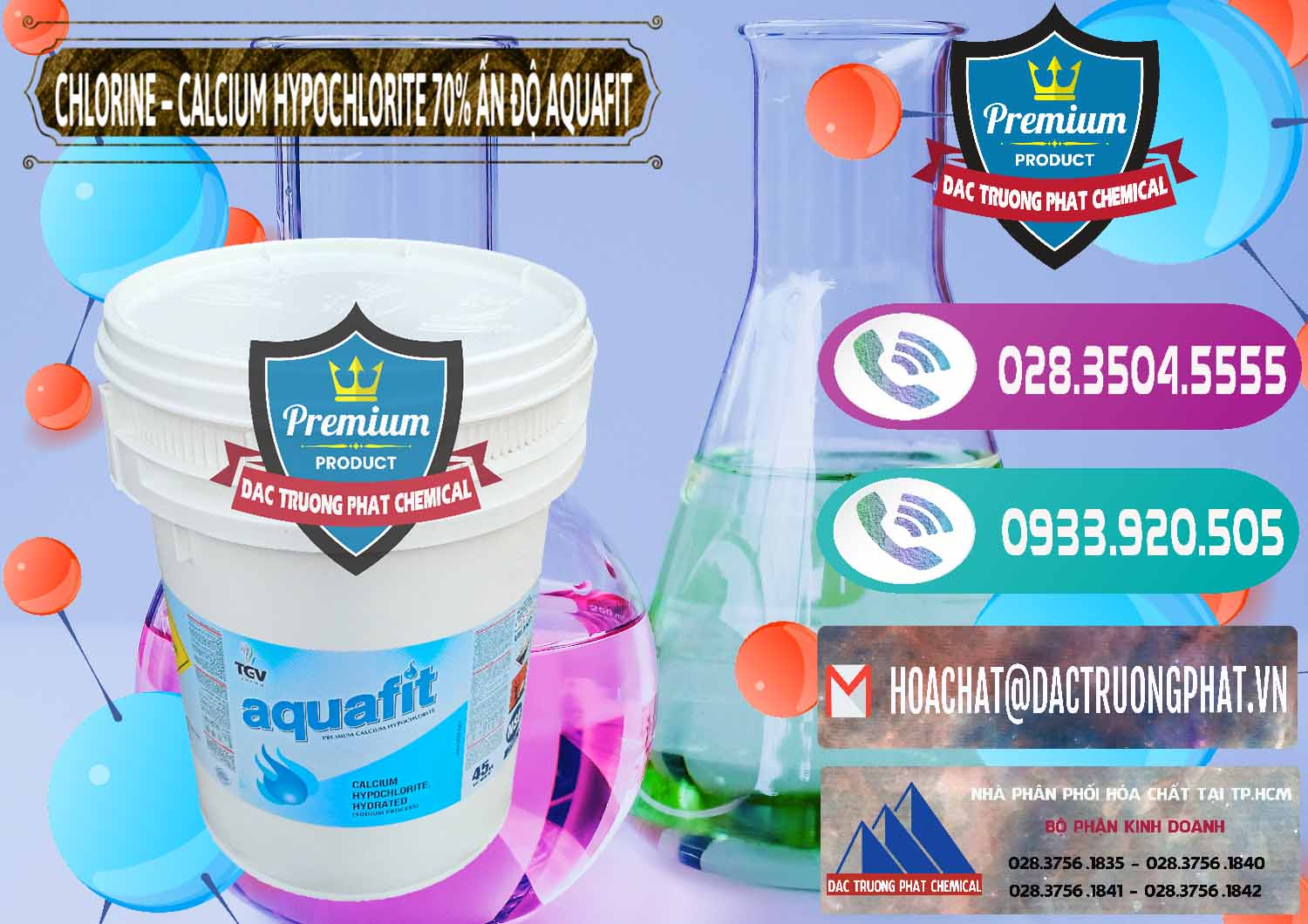 Nơi bán _ phân phối Clorin – Chlorine 70% Aquafit Thùng Cao TGV Ấn Độ India - 0054 - Cty nhập khẩu ( phân phối ) hóa chất tại TP.HCM - hoachatxulynuoc.com