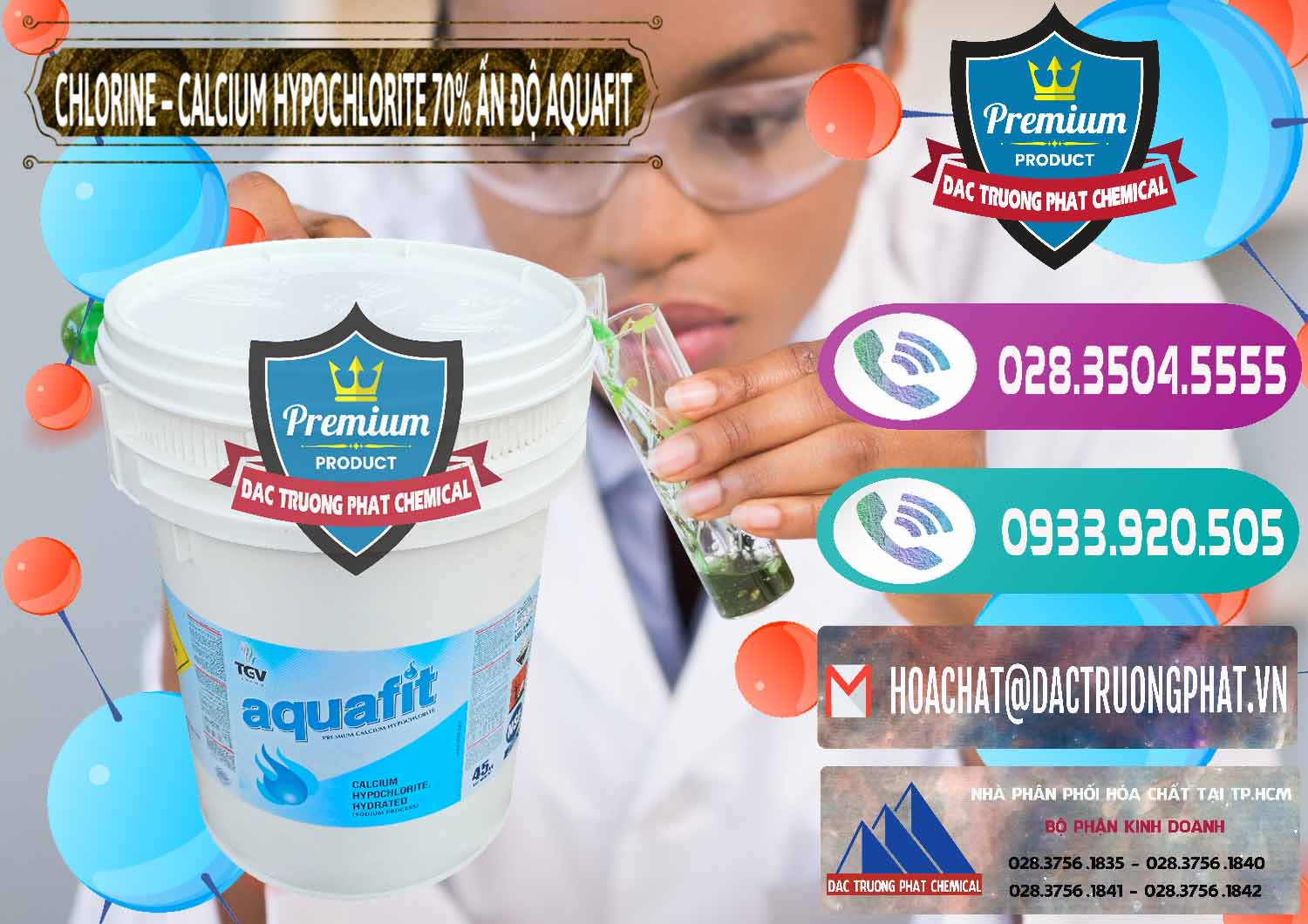 Kinh doanh & bán Clorin – Chlorine 70% Aquafit Thùng Cao TGV Ấn Độ India - 0054 - Công ty chuyên cung cấp ( kinh doanh ) hóa chất tại TP.HCM - hoachatxulynuoc.com