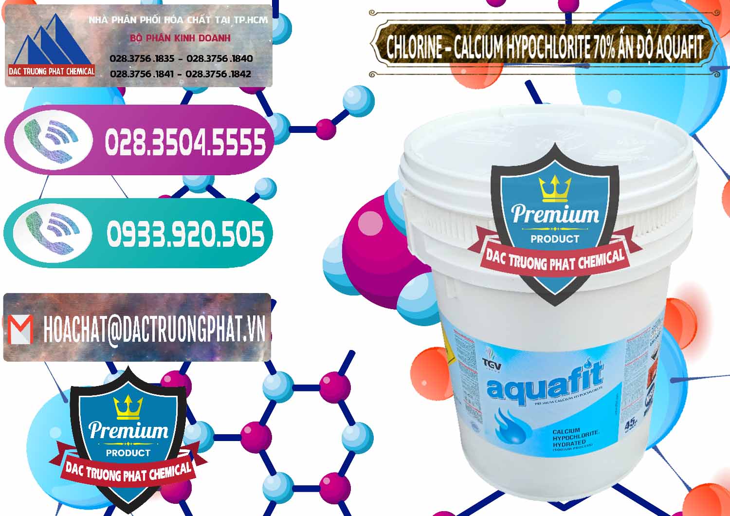 Đơn vị bán - cung ứng Clorin – Chlorine 70% Aquafit Thùng Cao TGV Ấn Độ India - 0054 - Công ty chuyên phân phối _ cung ứng hóa chất tại TP.HCM - hoachatxulynuoc.com