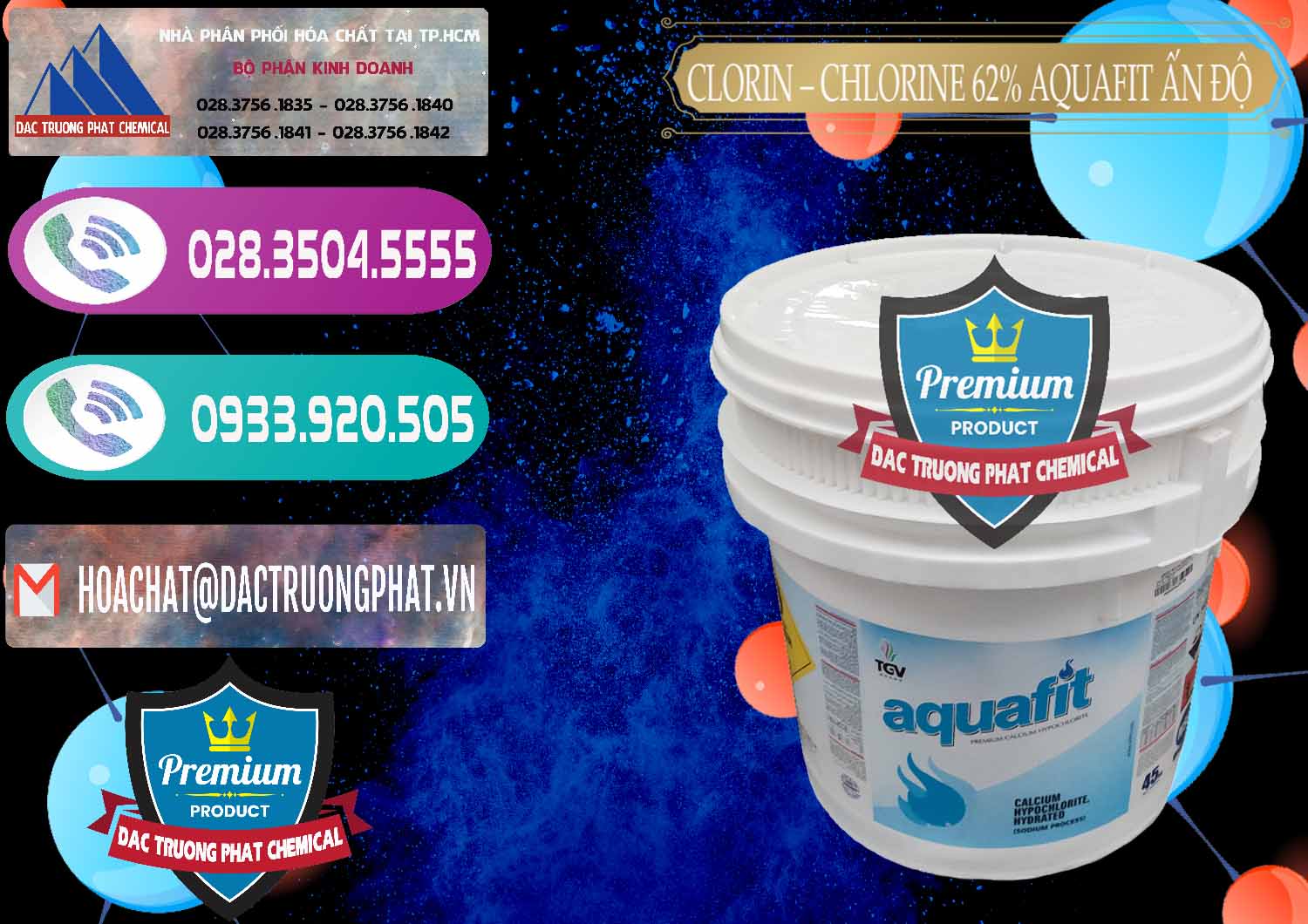 Công ty bán _ cung cấp Clorin - Chlorine 62% Aquafit Thùng Lùn Ấn Độ India - 0057 - Đơn vị kinh doanh _ cung cấp hóa chất tại TP.HCM - hoachatxulynuoc.com