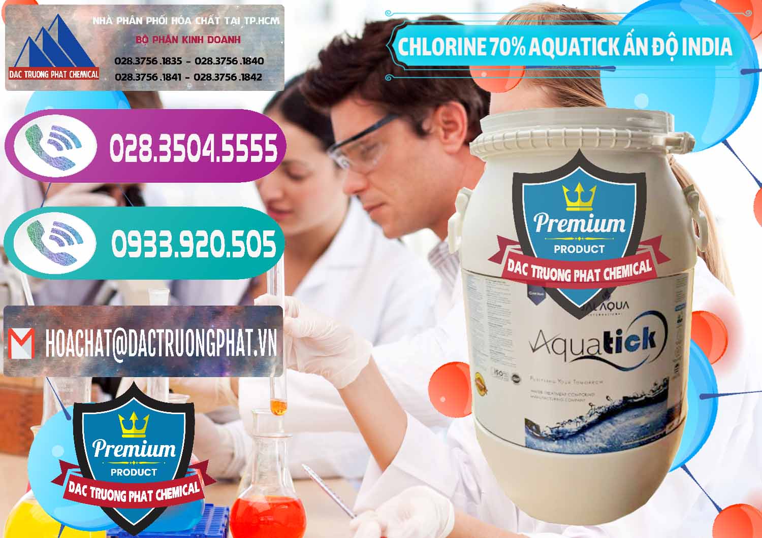 Công ty bán _ phân phối Chlorine – Clorin 70% Aquatick Jal Aqua Ấn Độ India - 0215 - Cty chuyên cung cấp & nhập khẩu hóa chất tại TP.HCM - hoachatxulynuoc.com
