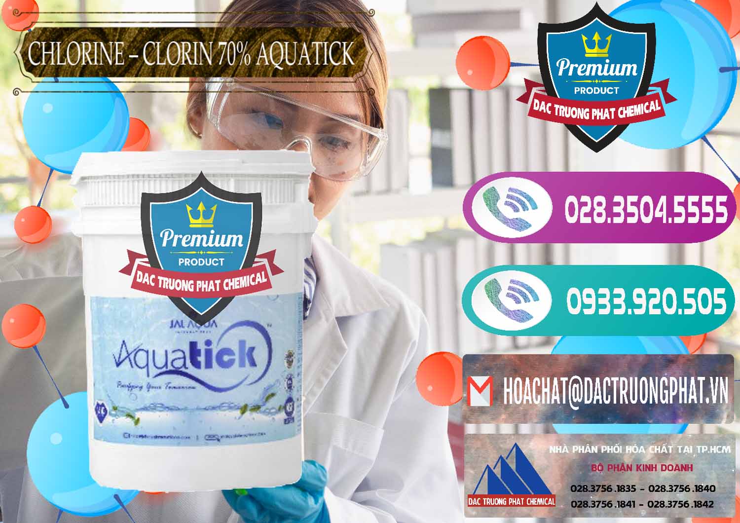 Đơn vị chuyên cung ứng và bán Chlorine – Clorin 70% Aquatick Thùng Cao Jal Aqua Ấn Độ India - 0237 - Cty chuyên phân phối và nhập khẩu hóa chất tại TP.HCM - hoachatxulynuoc.com
