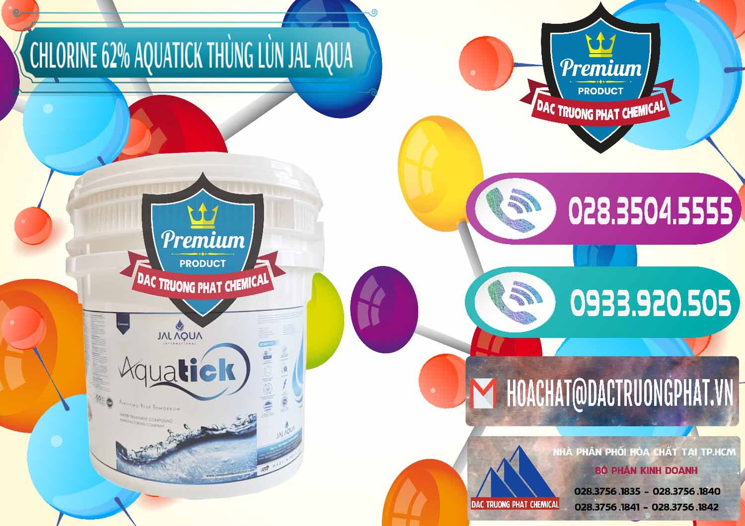 Phân phối & bán Chlorine – Clorin 62% Aquatick Thùng Lùn Jal Aqua Ấn Độ India - 0238 - Công ty bán và cung cấp hóa chất tại TP.HCM - hoachatxulynuoc.com