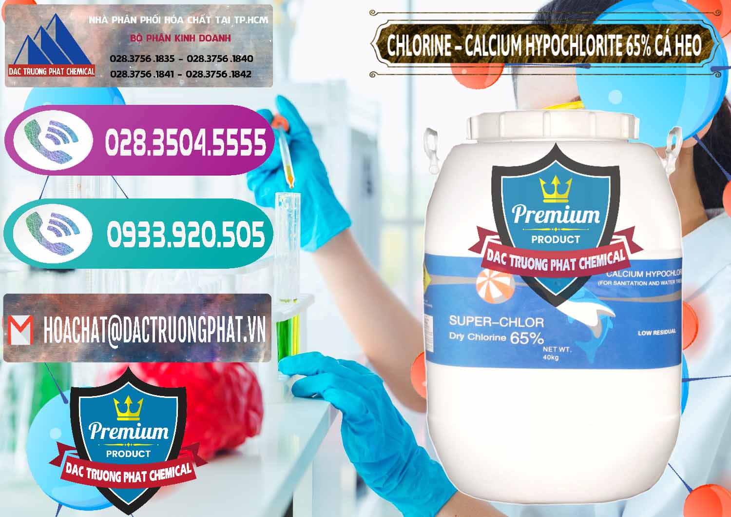 Cung cấp _ bán Clorin - Chlorine Cá Heo 65% Trung Quốc China - 0053 - Nơi chuyên phân phối _ kinh doanh hóa chất tại TP.HCM - hoachatxulynuoc.com