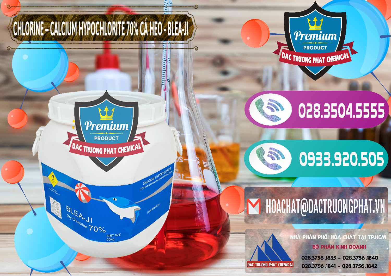 Cty phân phối & bán Clorin - Chlorine Cá Heo 70% Blea-Ji Trung Quốc China - 0056 - Nơi chuyên cung cấp - bán hóa chất tại TP.HCM - hoachatxulynuoc.com