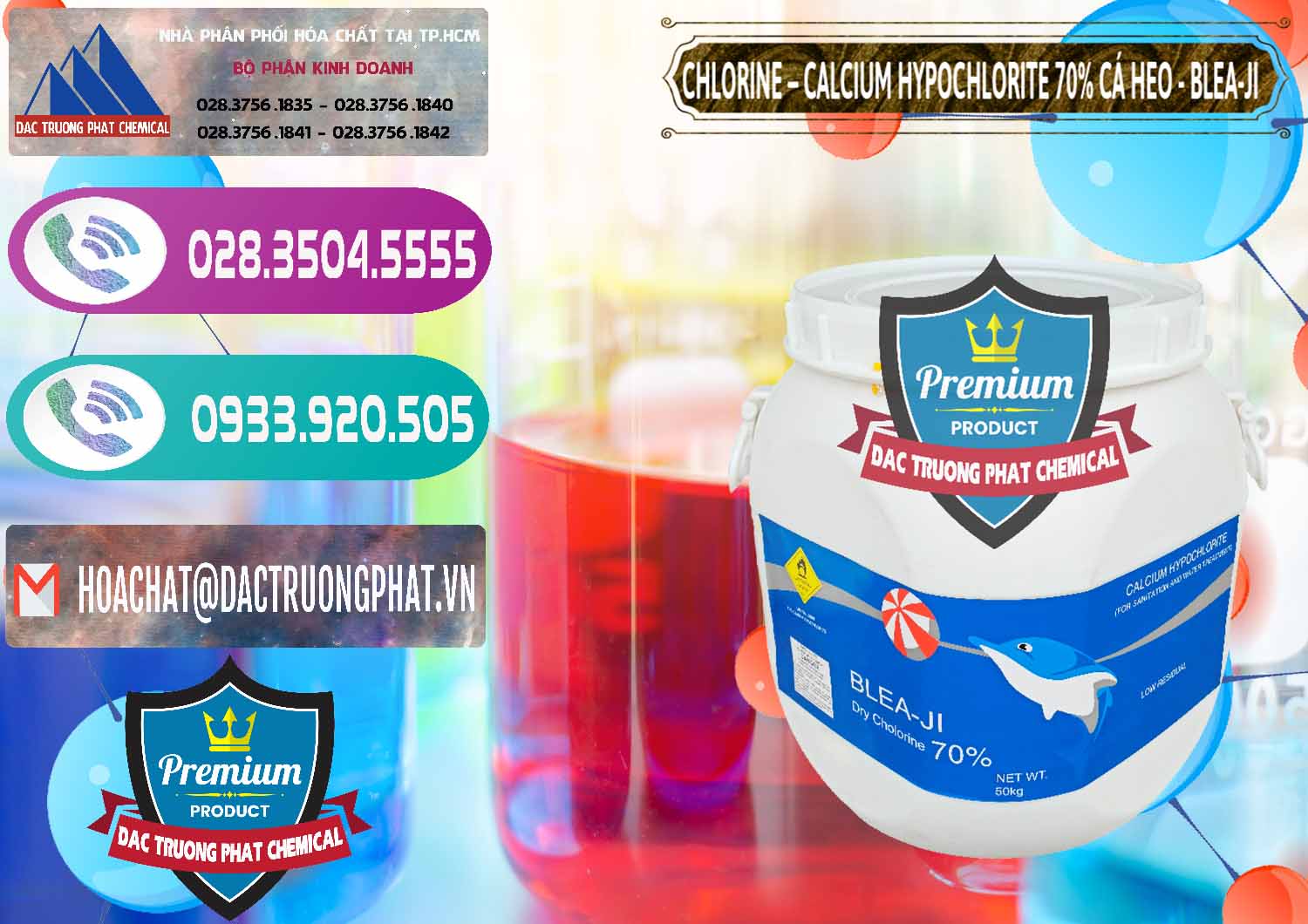 Nơi chuyên nhập khẩu - bán Clorin - Chlorine Cá Heo 70% Blea-Ji Trung Quốc China - 0056 - Nơi bán - cung cấp hóa chất tại TP.HCM - hoachatxulynuoc.com