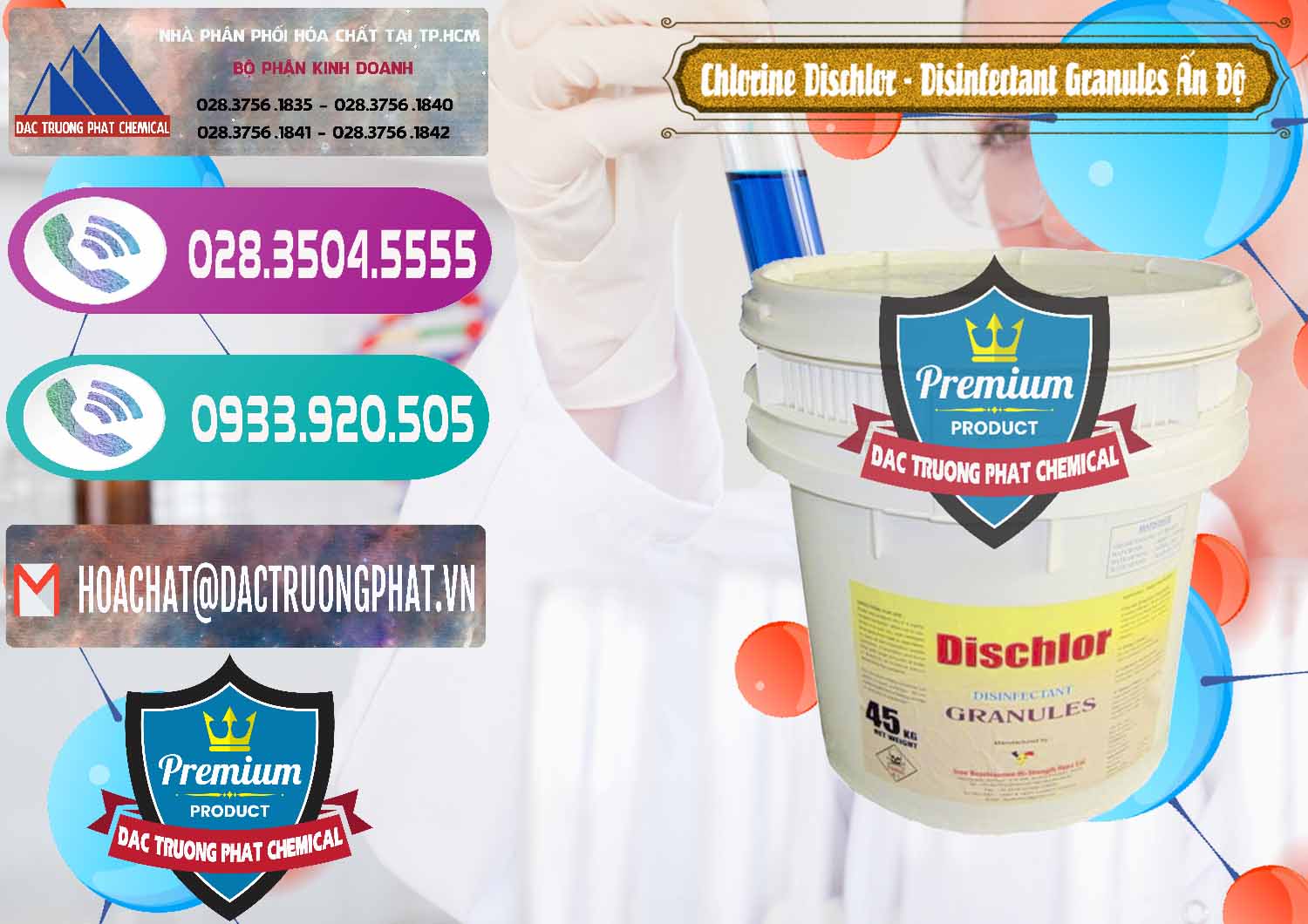 Cung cấp - bán Chlorine – Clorin 70% Dischlor - Disinfectant Granules Ấn Độ India - 0248 - Nơi cung cấp ( kinh doanh ) hóa chất tại TP.HCM - hoachatxulynuoc.com
