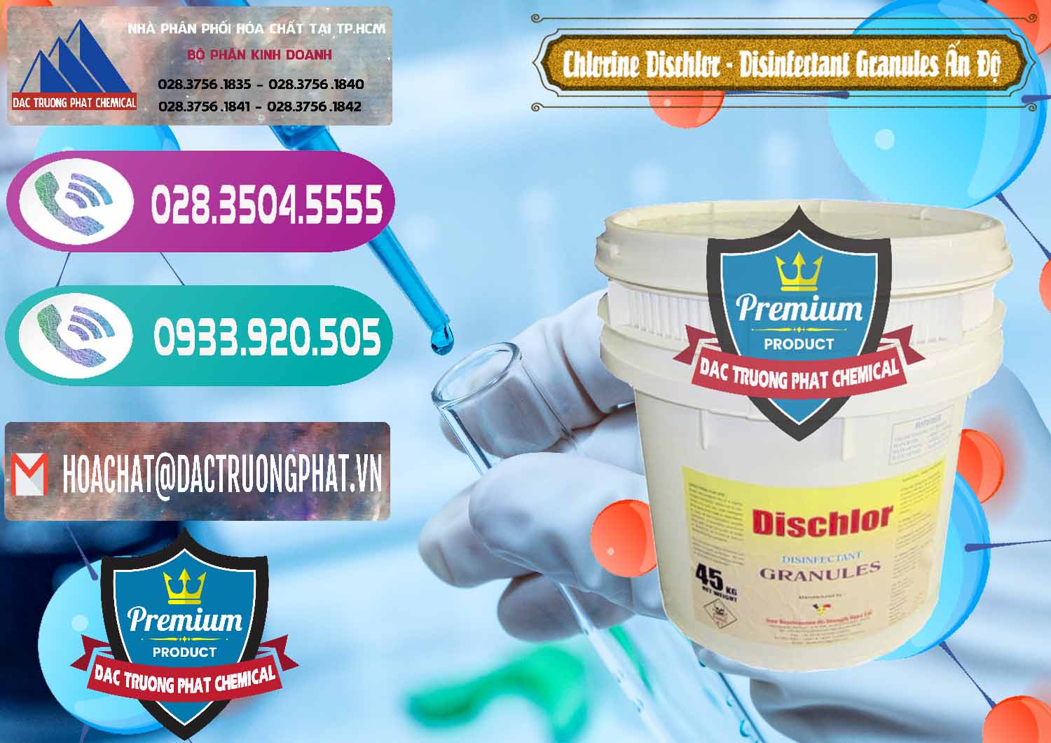 Nhập khẩu & bán Chlorine – Clorin 70% Dischlor - Disinfectant Granules Ấn Độ India - 0248 - Đơn vị phân phối & cung cấp hóa chất tại TP.HCM - hoachatxulynuoc.com
