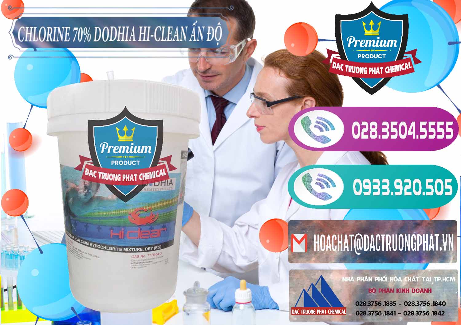 Đơn vị bán ( cung ứng ) Chlorine – Clorin 70% Dodhia Hi-Clean Ấn Độ India - 0214 - Đơn vị bán _ phân phối hóa chất tại TP.HCM - hoachatxulynuoc.com
