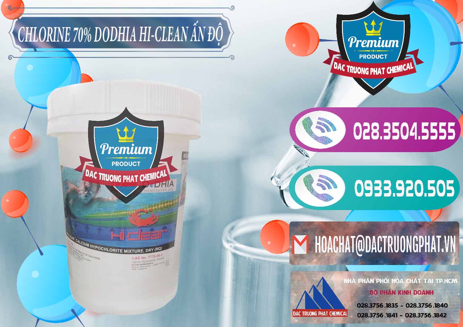 Đơn vị cung cấp - bán Chlorine – Clorin 70% Dodhia Hi-Clean Ấn Độ India - 0214 - Nhà phân phối _ bán hóa chất tại TP.HCM - hoachatxulynuoc.com