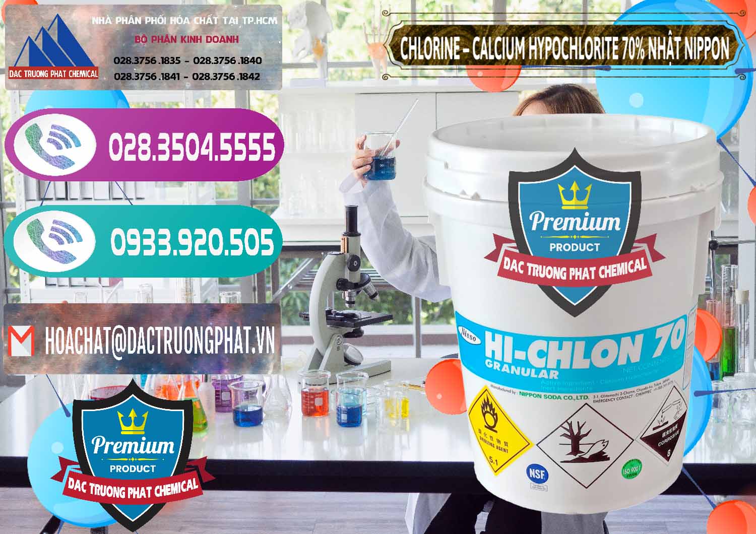 Bán ( cung ứng ) Clorin – Chlorine 70% Nippon Soda Nhật Bản Japan - 0055 - Nơi phân phối - nhập khẩu hóa chất tại TP.HCM - hoachatxulynuoc.com